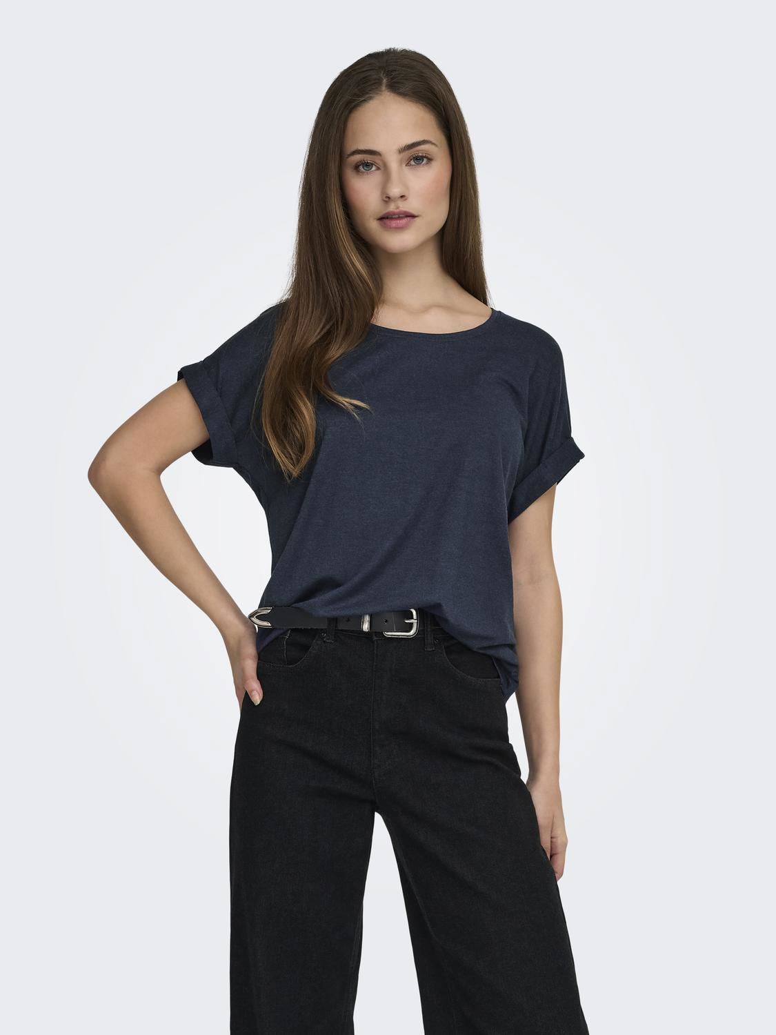 Onlmoster S/s O-Neck Top Noos Jrs