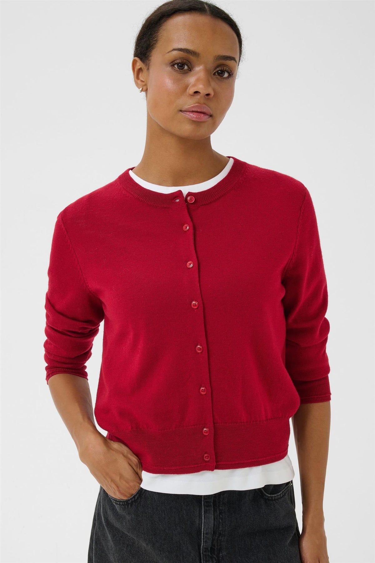 Noelanipw Cardigan Biking Red