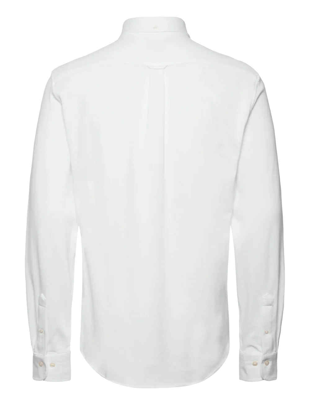 Reg Jersey Pique Stretch Shirt White