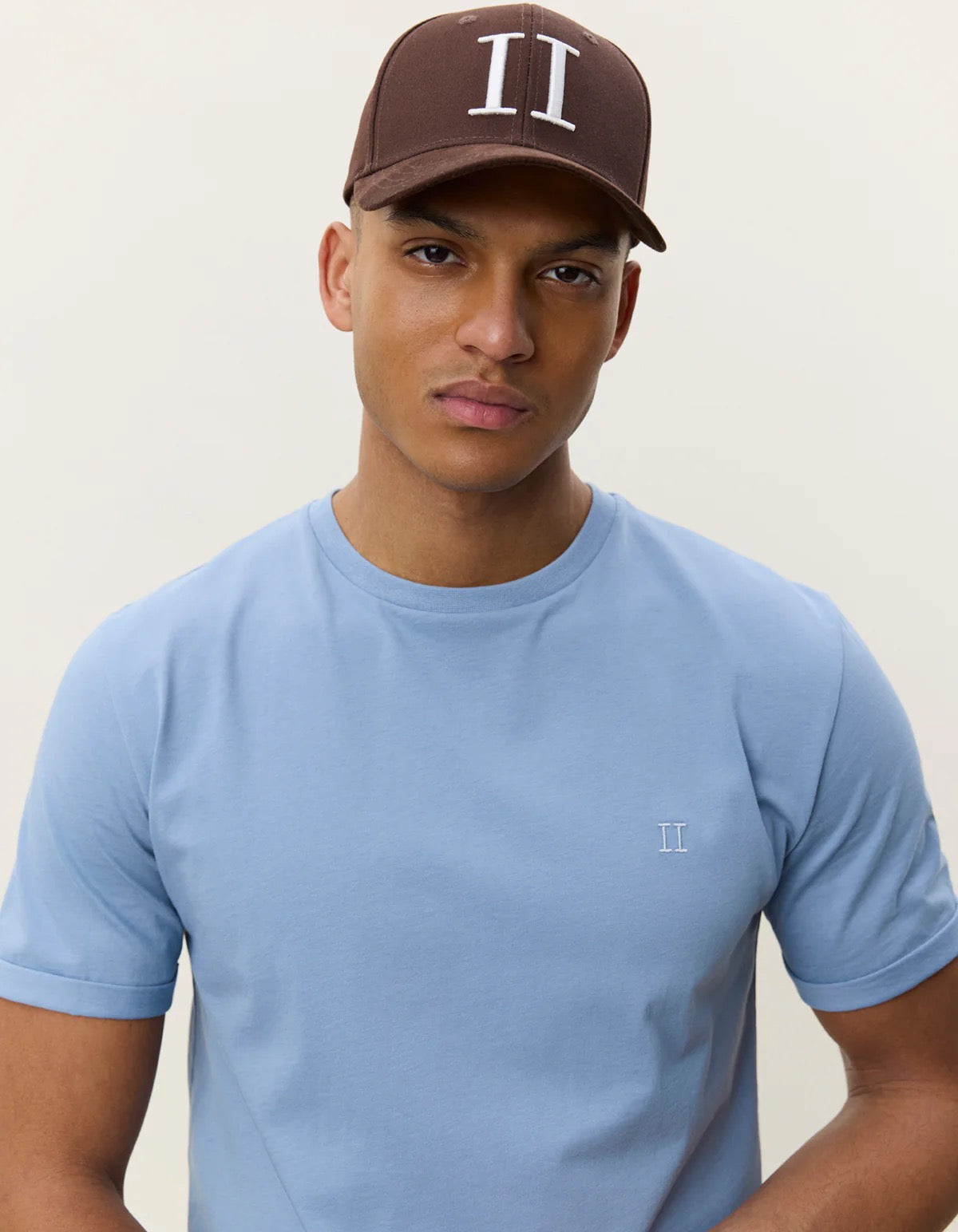 Core Contrast T-Shirt Faded Denim Blue