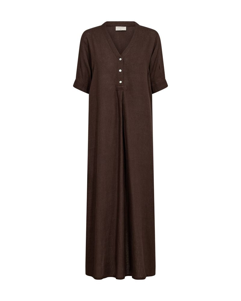 Fqlarin-Dress Coffee Bean