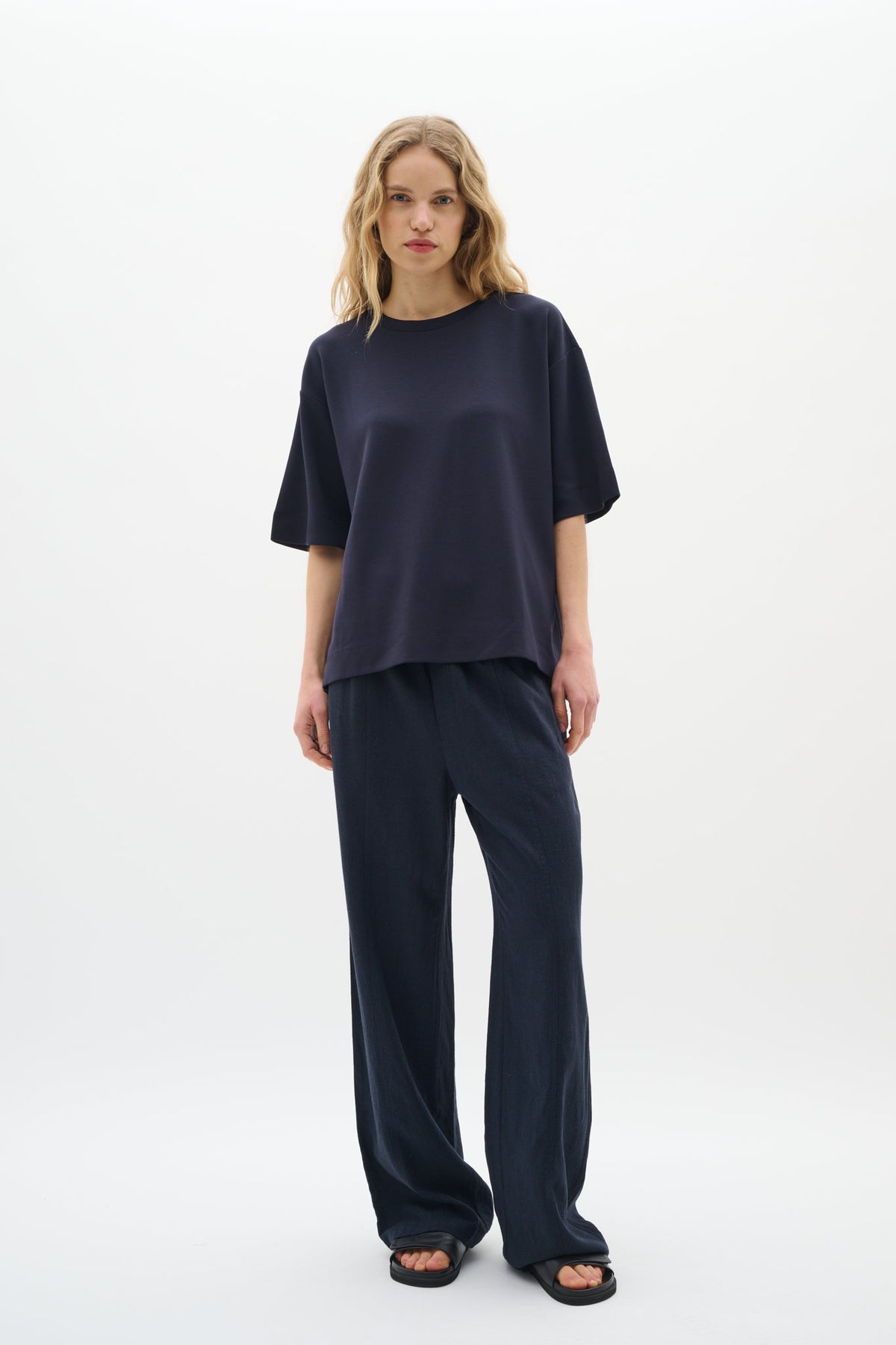 Pannie Oversize T-Shirt Marine Blue