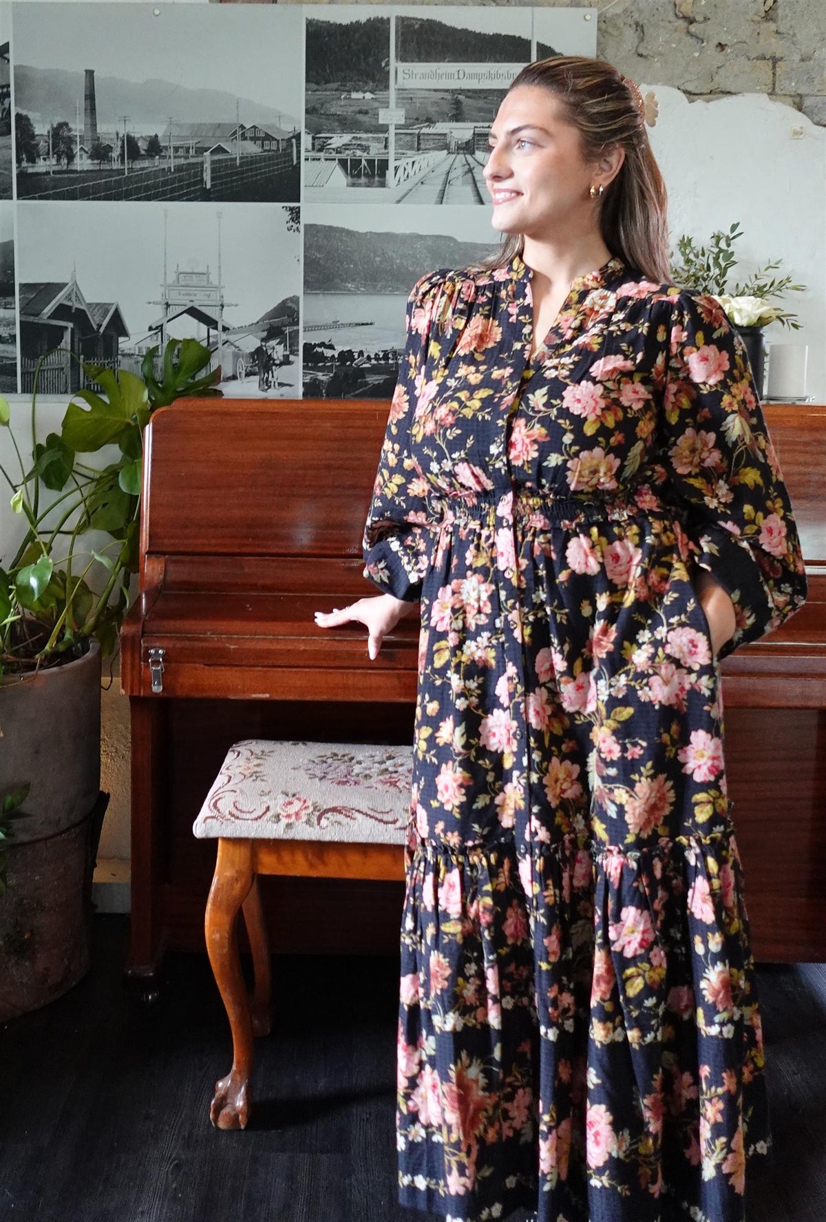 Bohemian midi dress