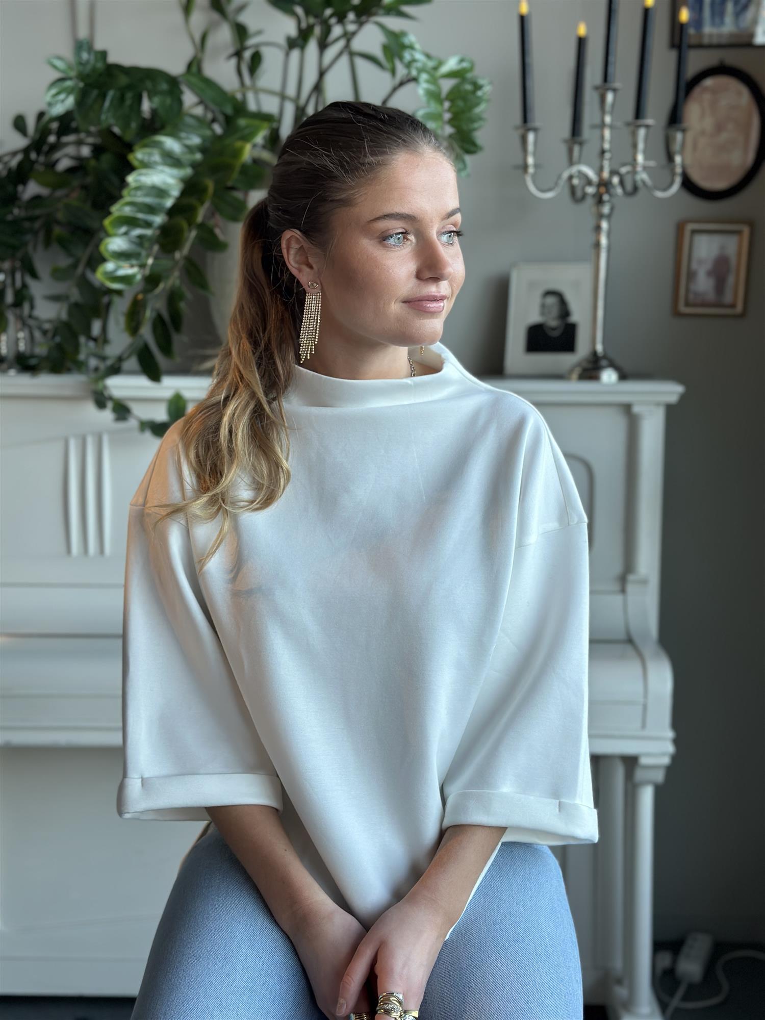 Elle Top Bright White