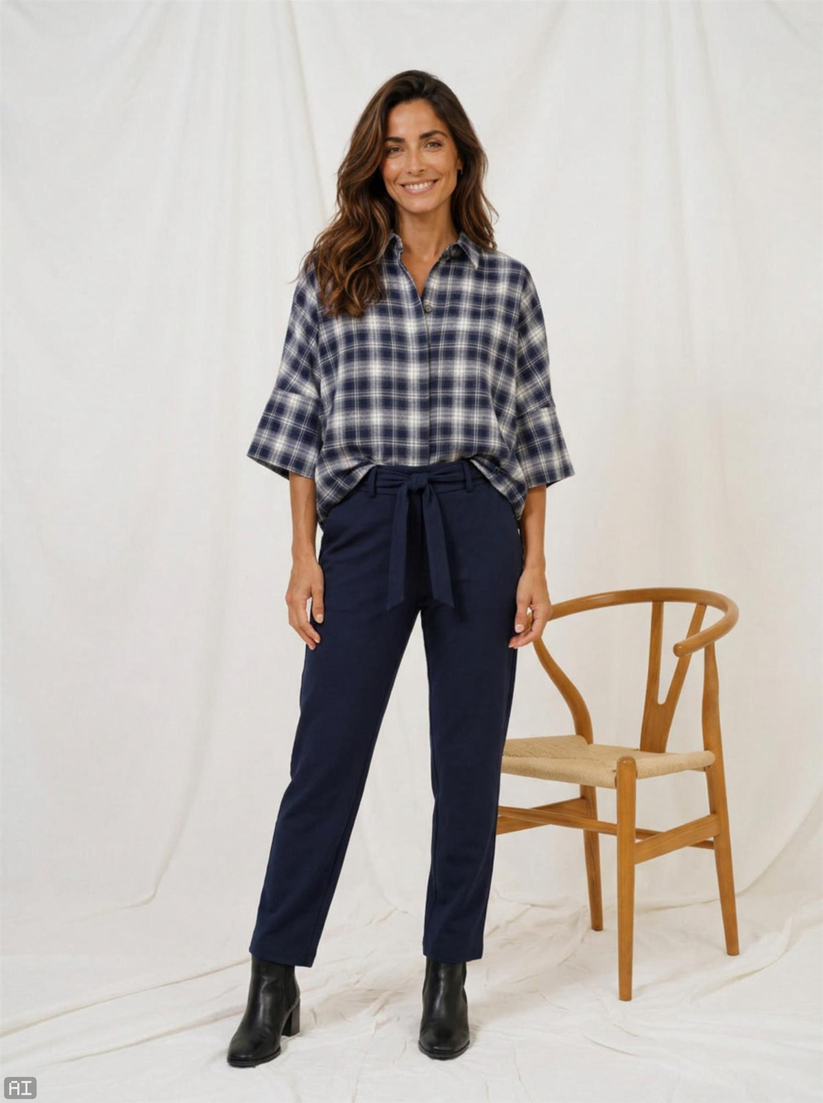 Santorini Shirt Blue