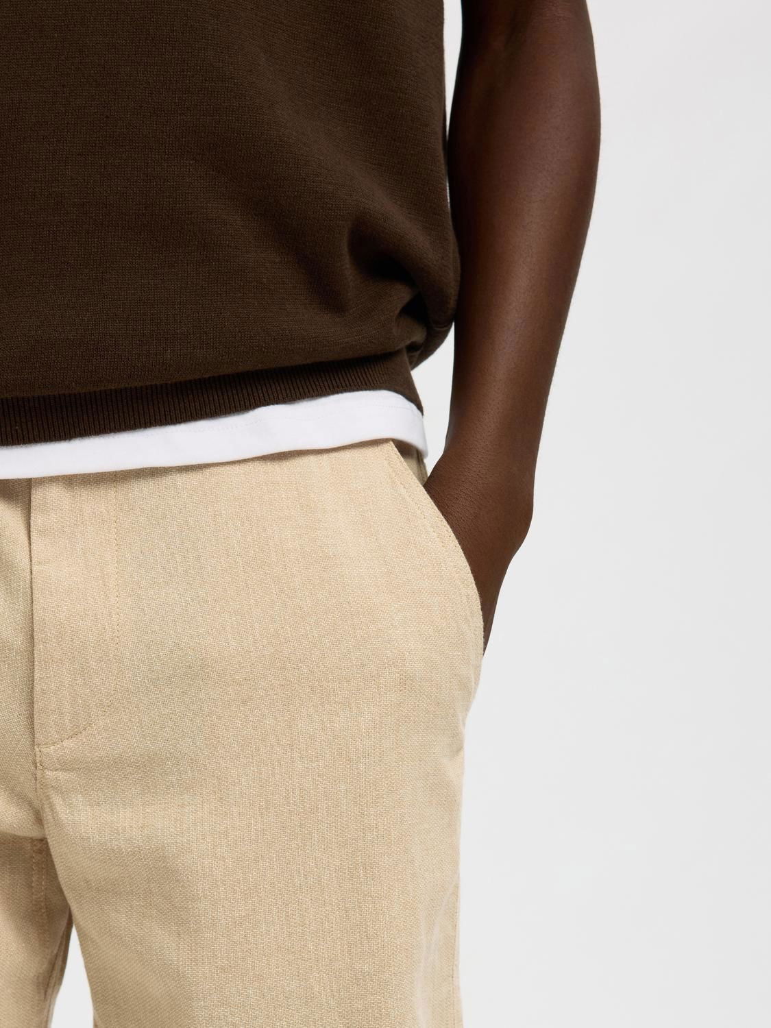 Brody Linen Shorts Incense