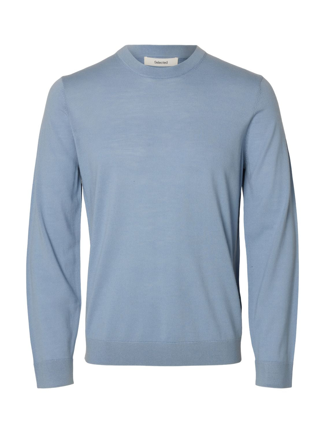 Slmtray Ls Knit Merino Crew Neck Noos