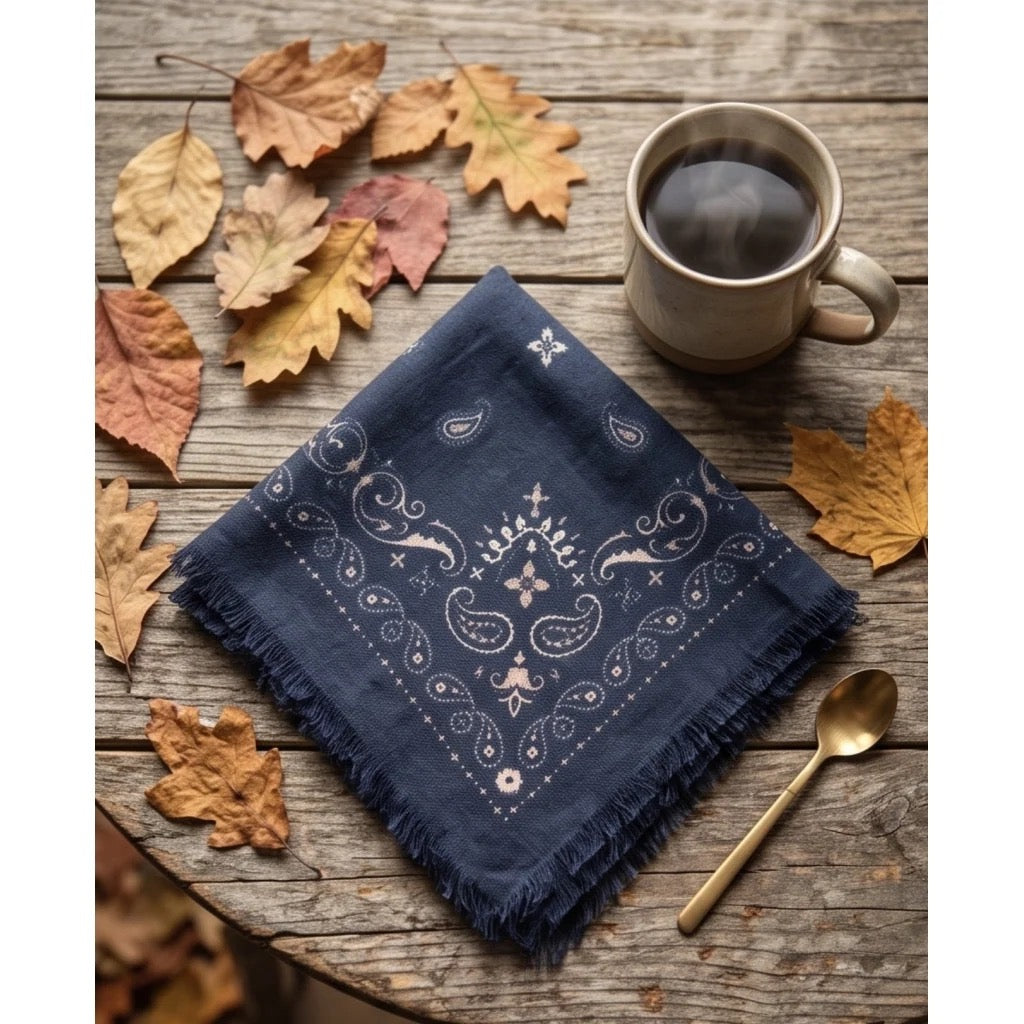 El paso bandana mørk blå