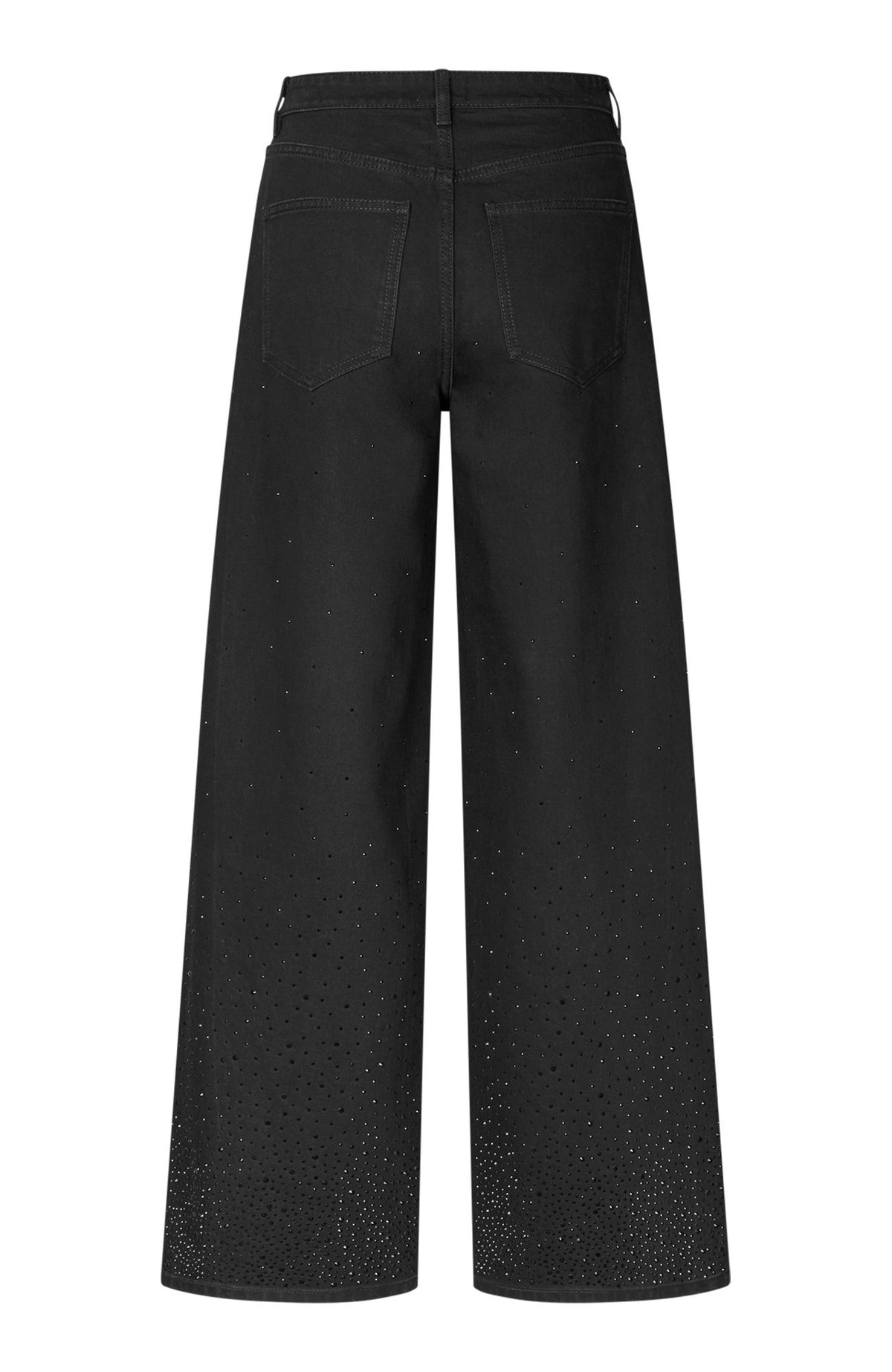 Abbyfv 768 Denim Black Rhinestone