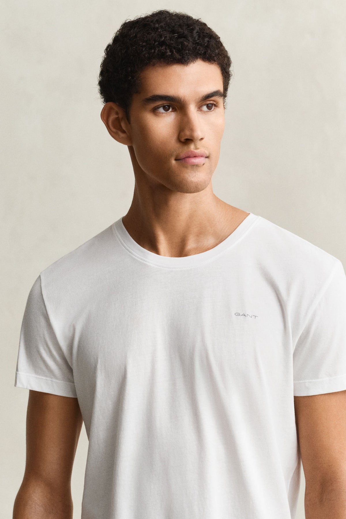 C-Neck T-Shirt 2-Pack White