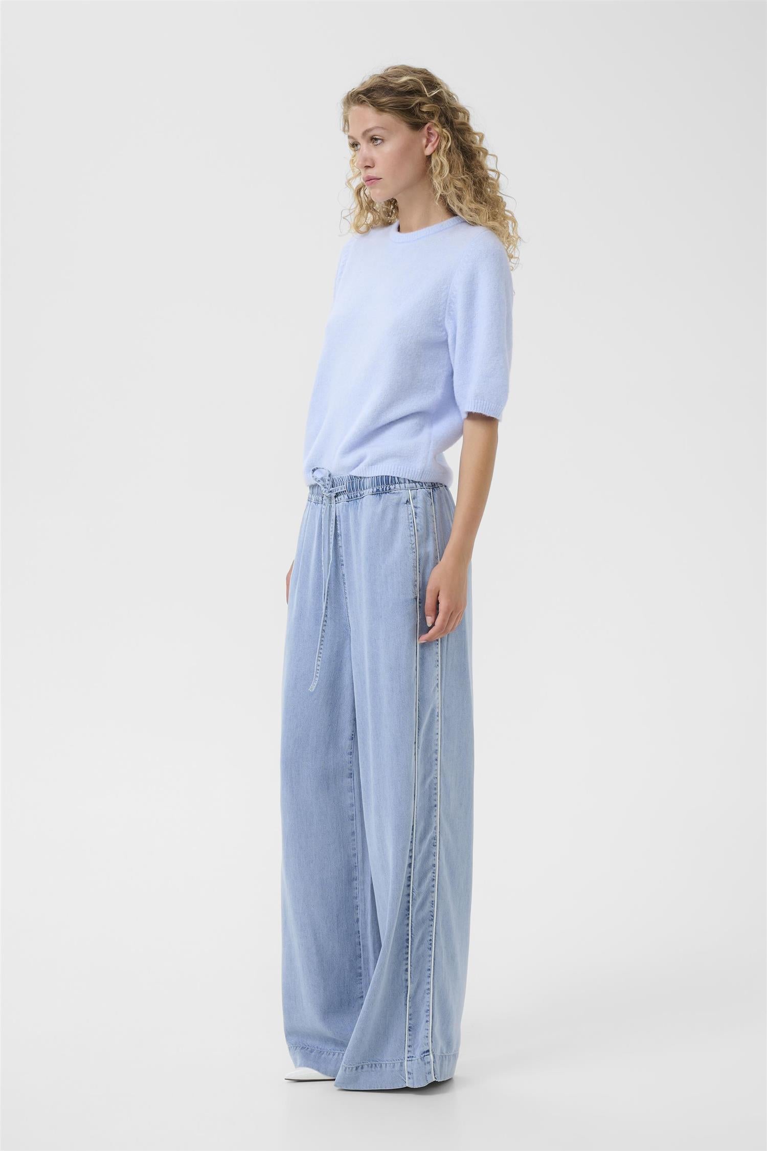 Alpha SS Tee Blue Finch Melange
