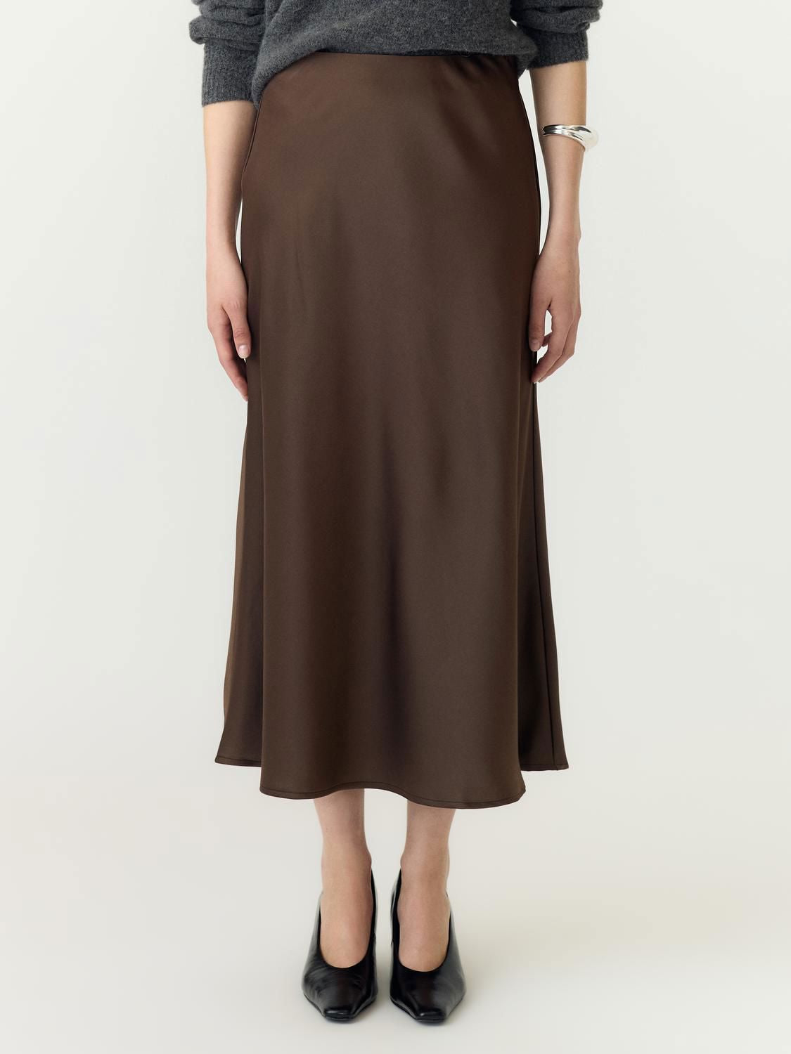 Yaspella Hw Midi Skirt S. Noos