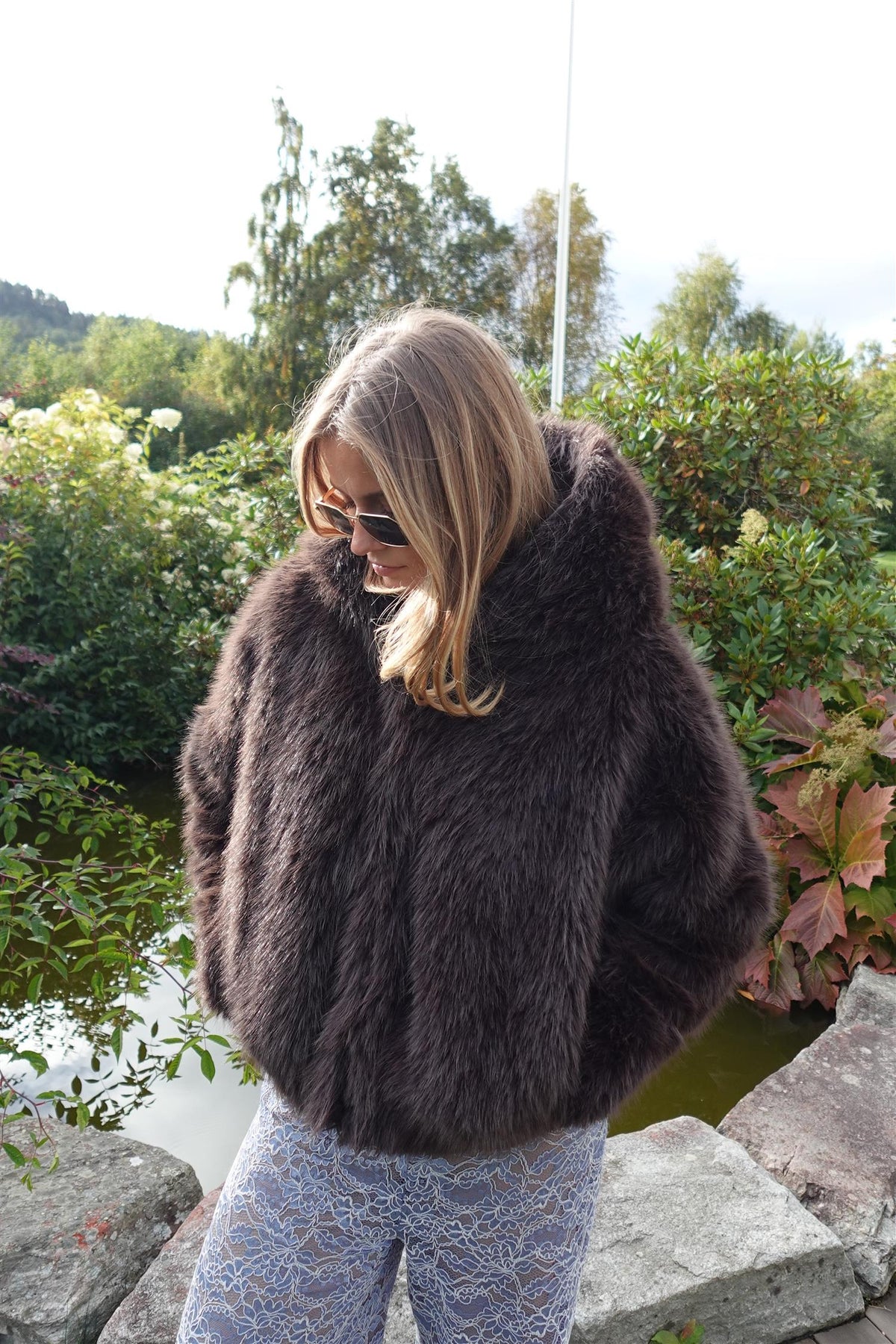 Bunny Faux Fur Chocolate