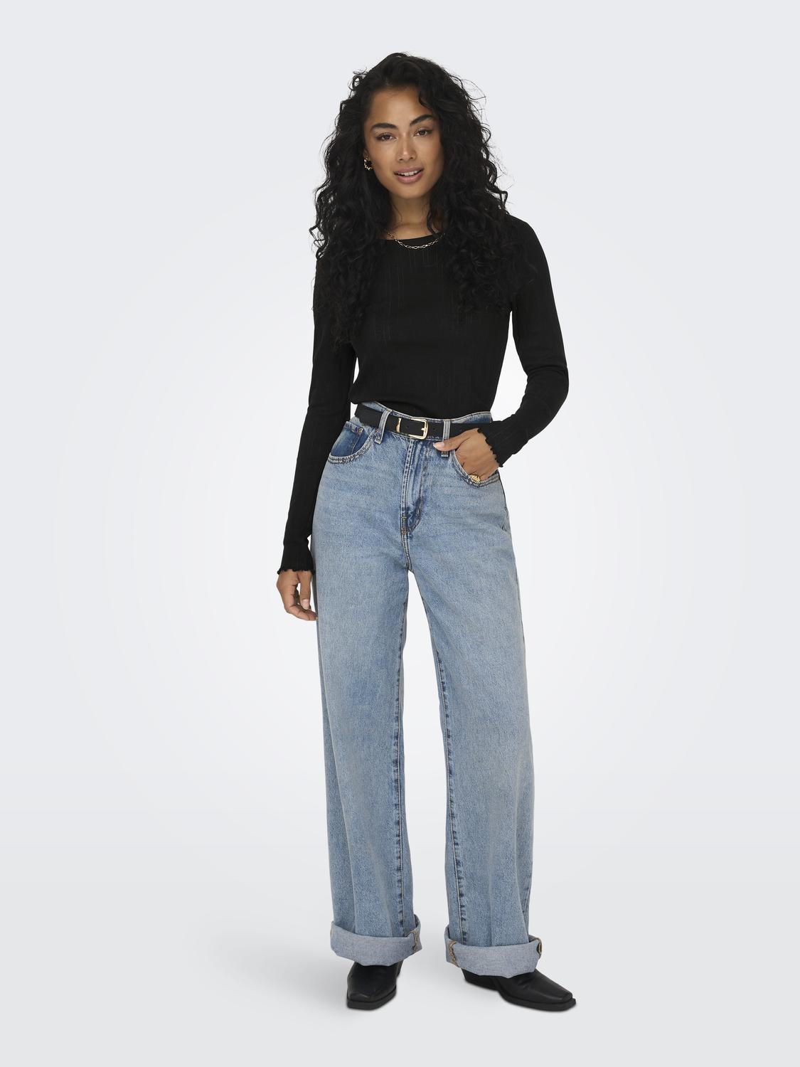 Carlotta L/S Top Black