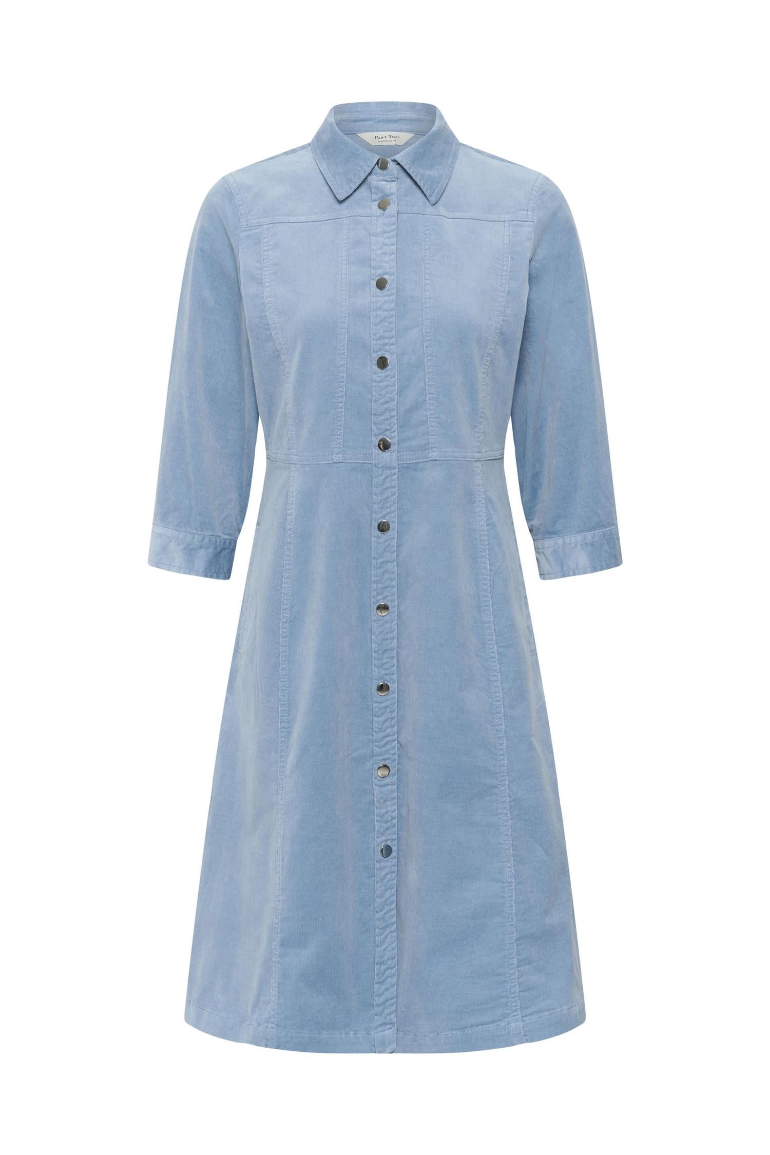 Celichapw Dress Faded Denim