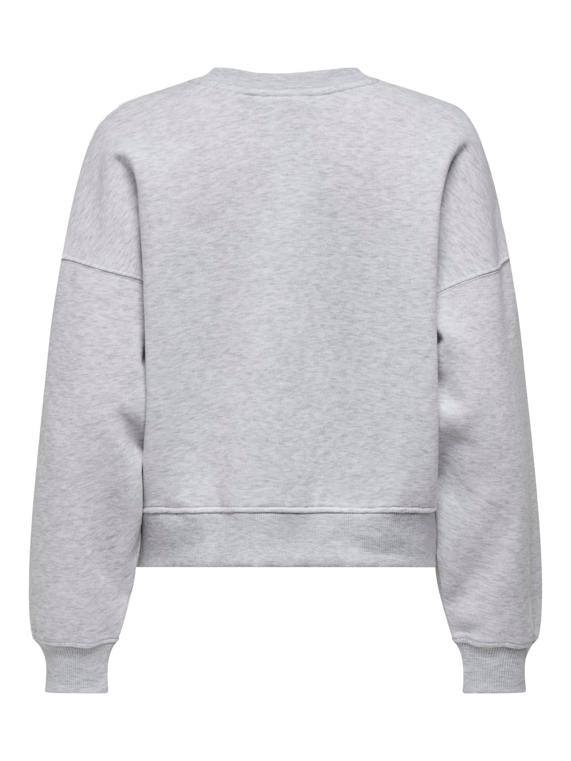 Best l/s Crew Neck Light Grey Melange