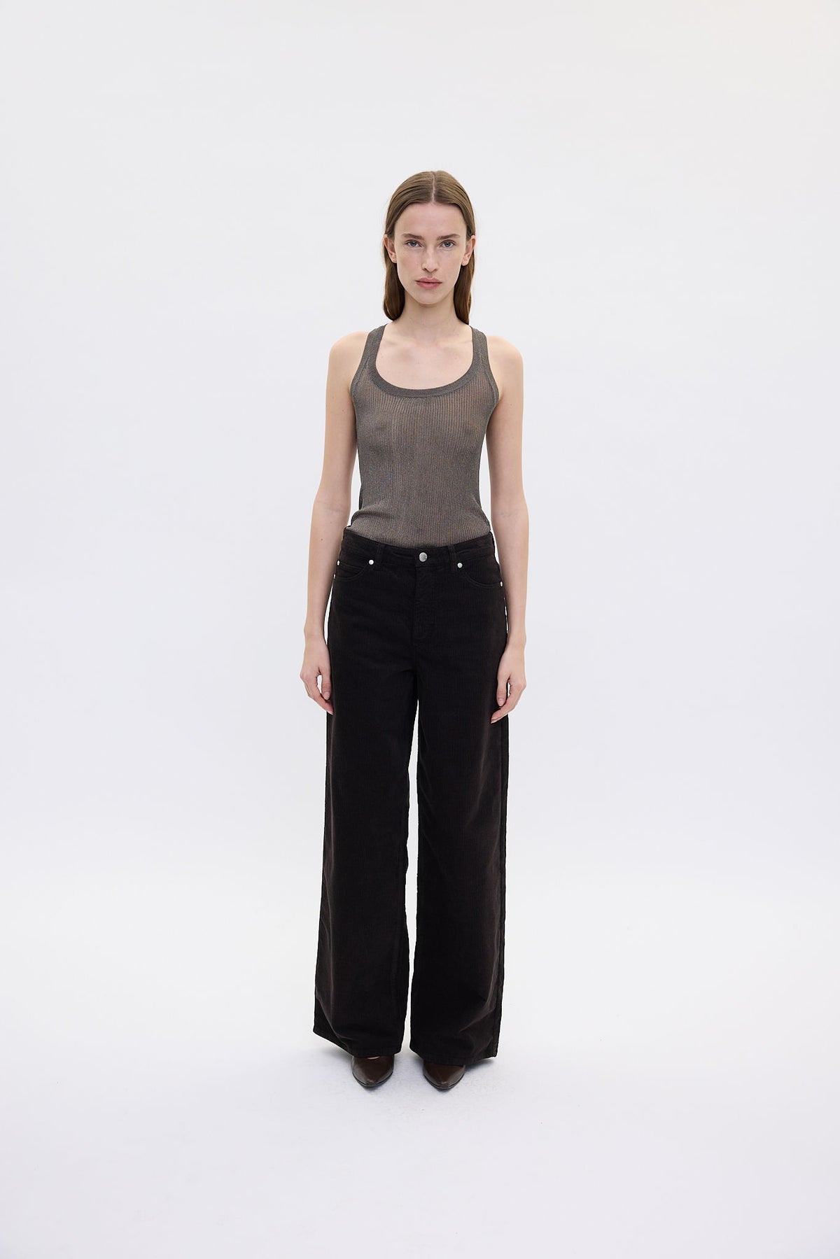 Abbyfv 393 Dark Coffee Corduroy