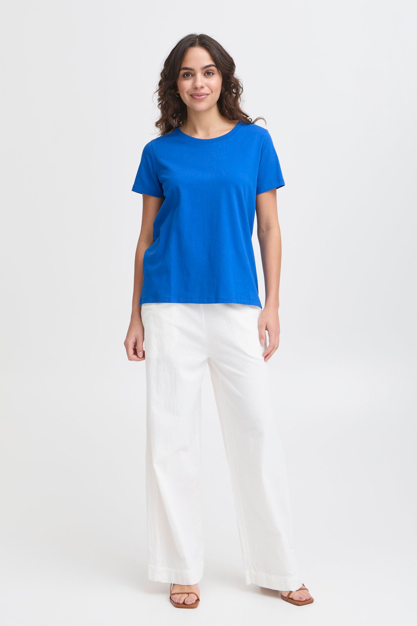 ZaShoulder Tee 1 Blue Iolite