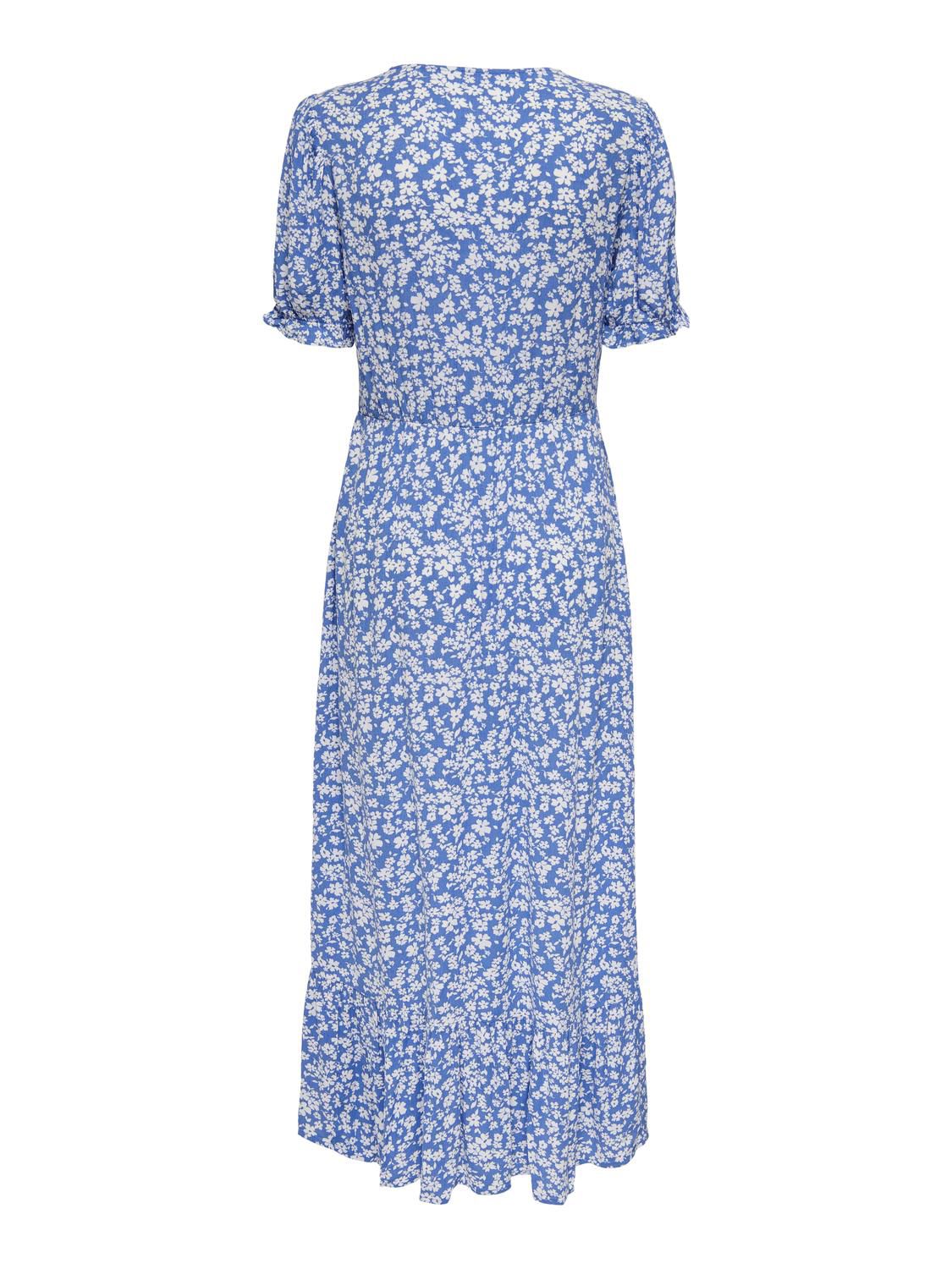 Onlchianti S/S long dress Marina/White Flower