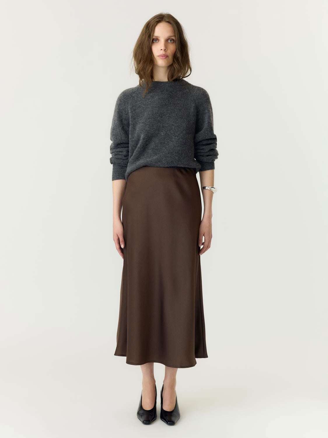 Yaspella Hw Midi Skirt S. Noos
