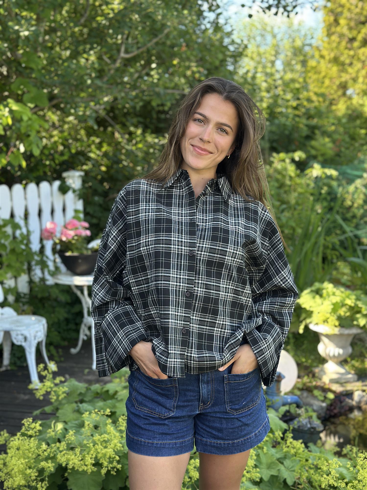 Atari Shirt Black Check