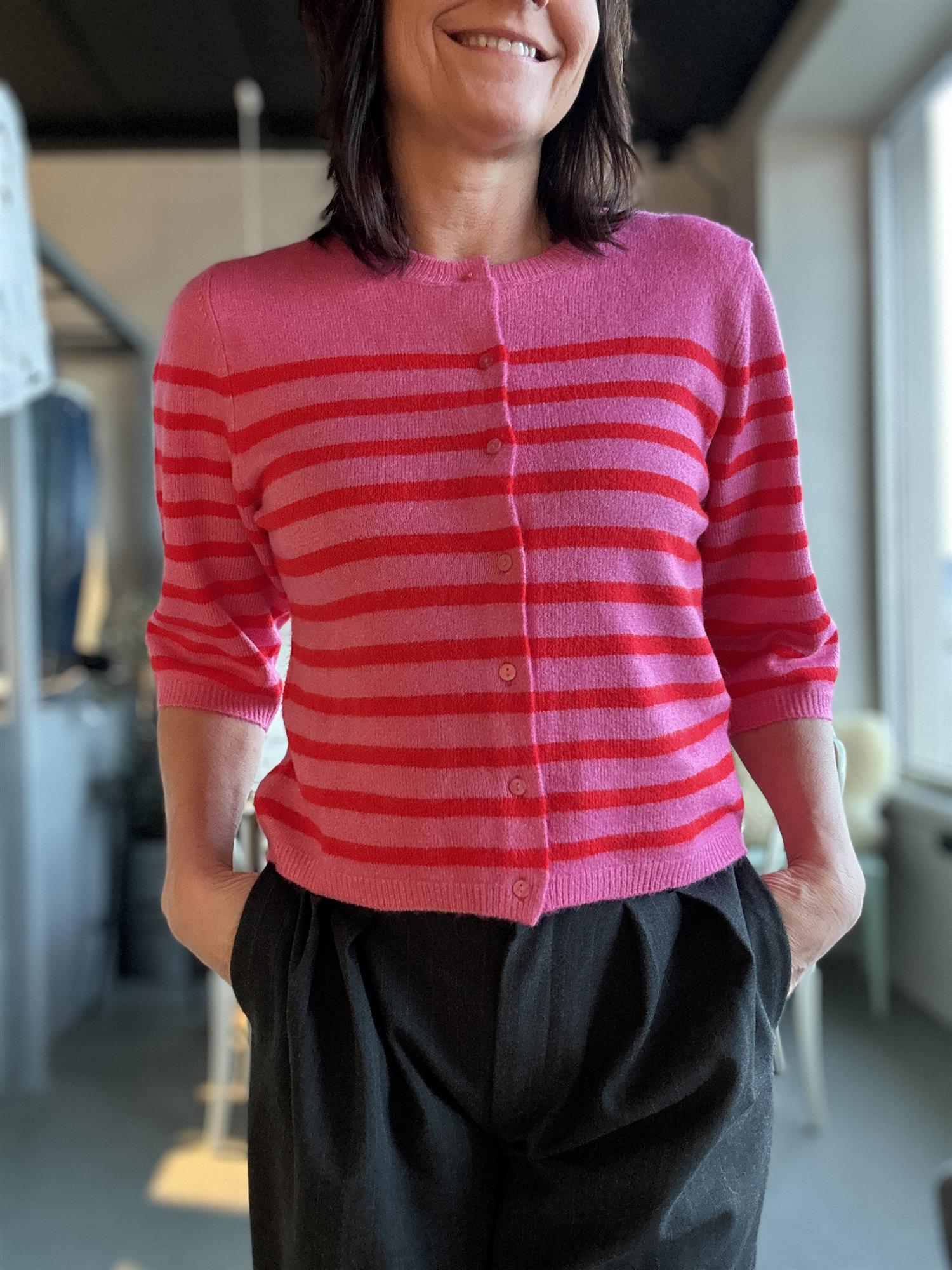 Viola SS Cardigan Wild Orchid