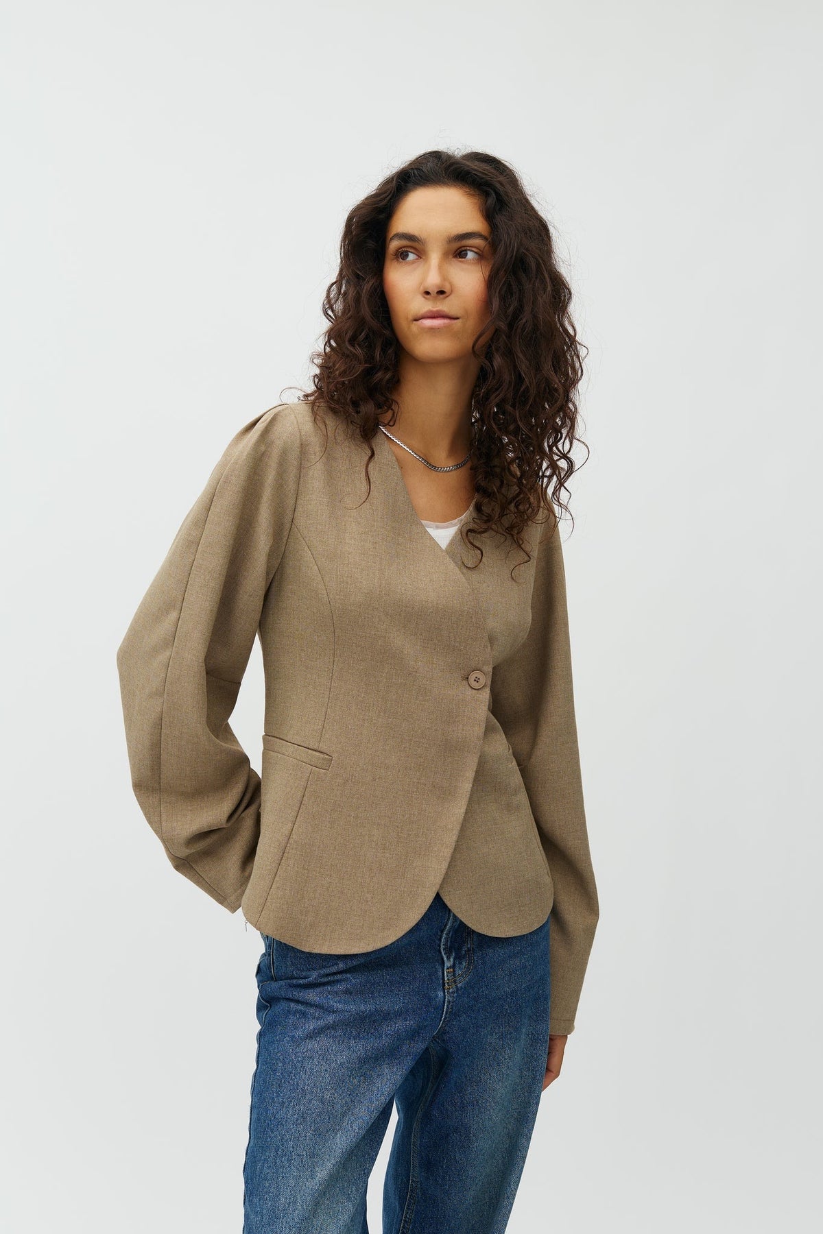 Diane Woli Jacket Falcon Melange