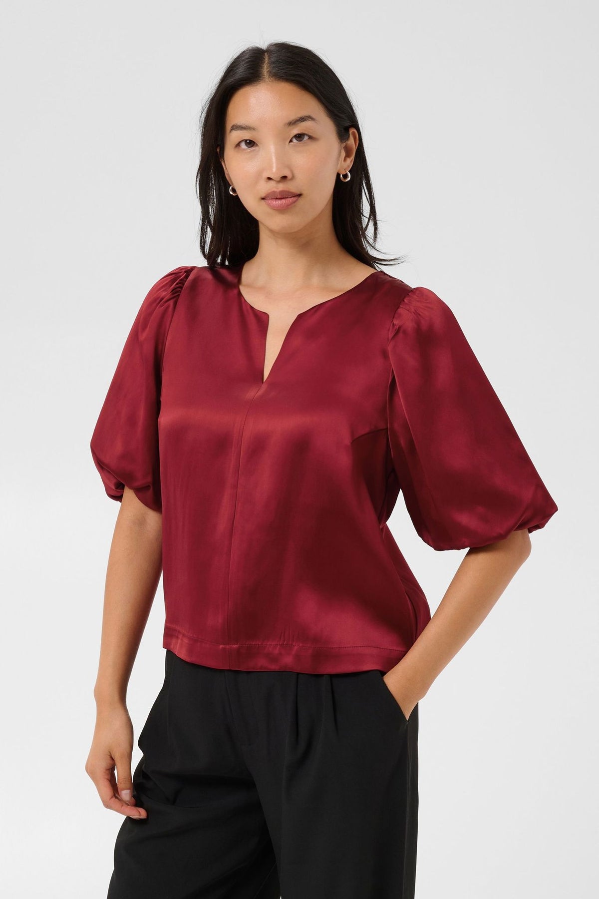 Dunjapw Blouse Biking Red