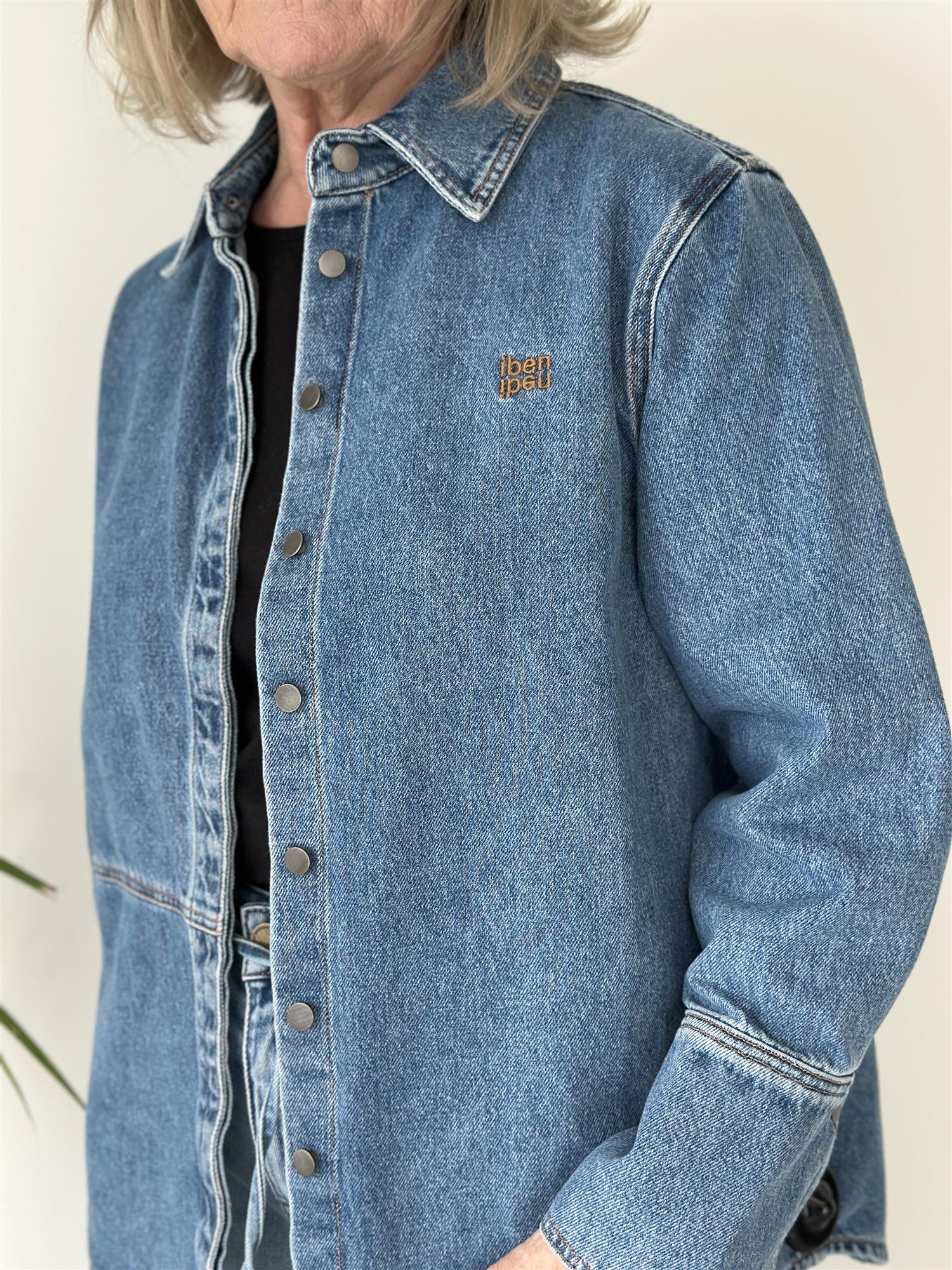 Reign Denim Overshirt M.Blue