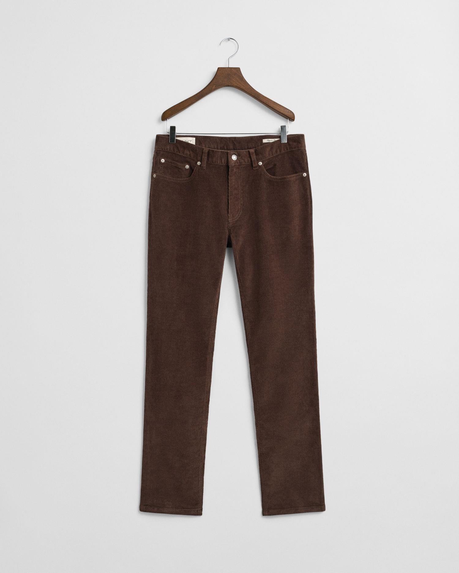 Reg Cord Jeans Rich Brown