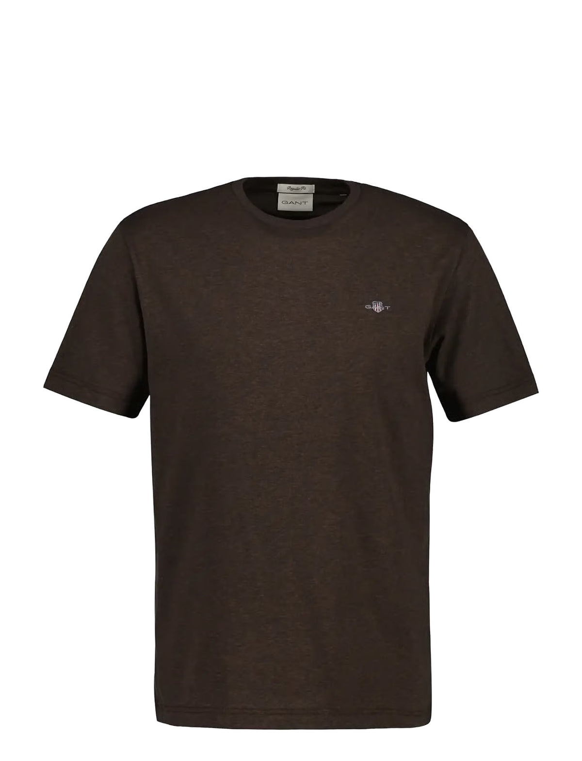 Shield T-Shirt Black/Brown Melange