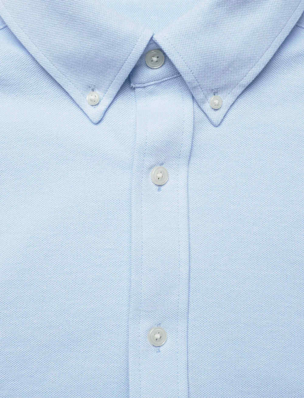 Reg Jersey Pique Stretch Shirt Capri Blue