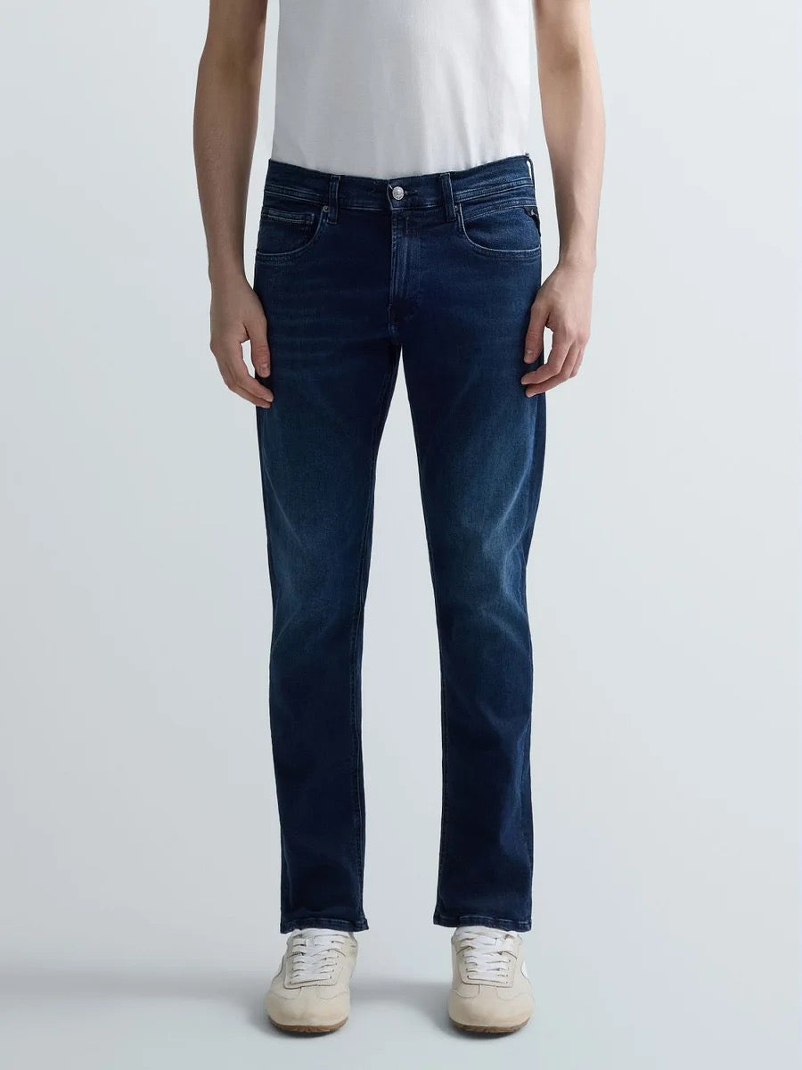 Grover Straight Fit Hyperflex 661 Blue/Black Denim