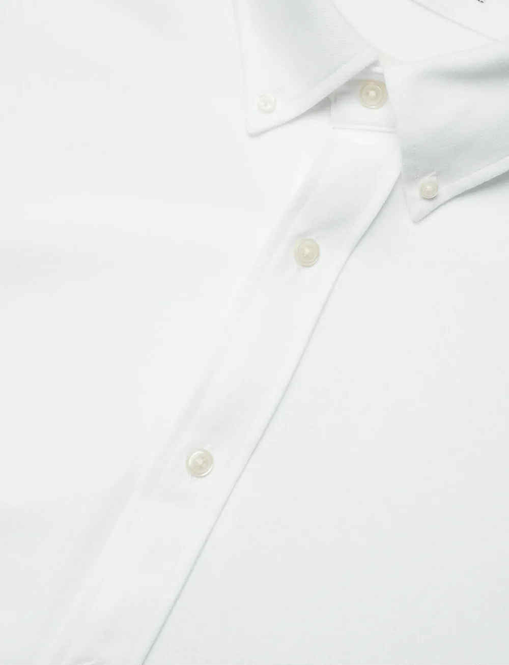 Reg Jersey Pique Stretch Shirt White