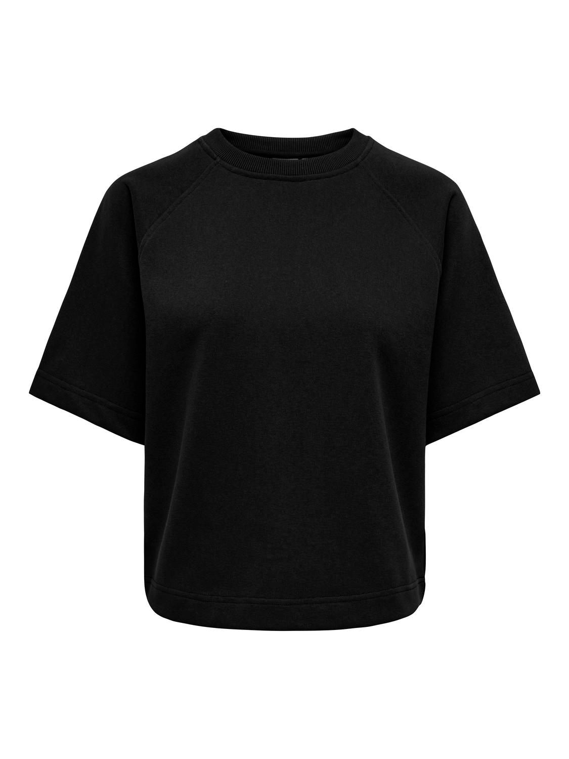 Onlofelia Ss Raglan Sweat Black