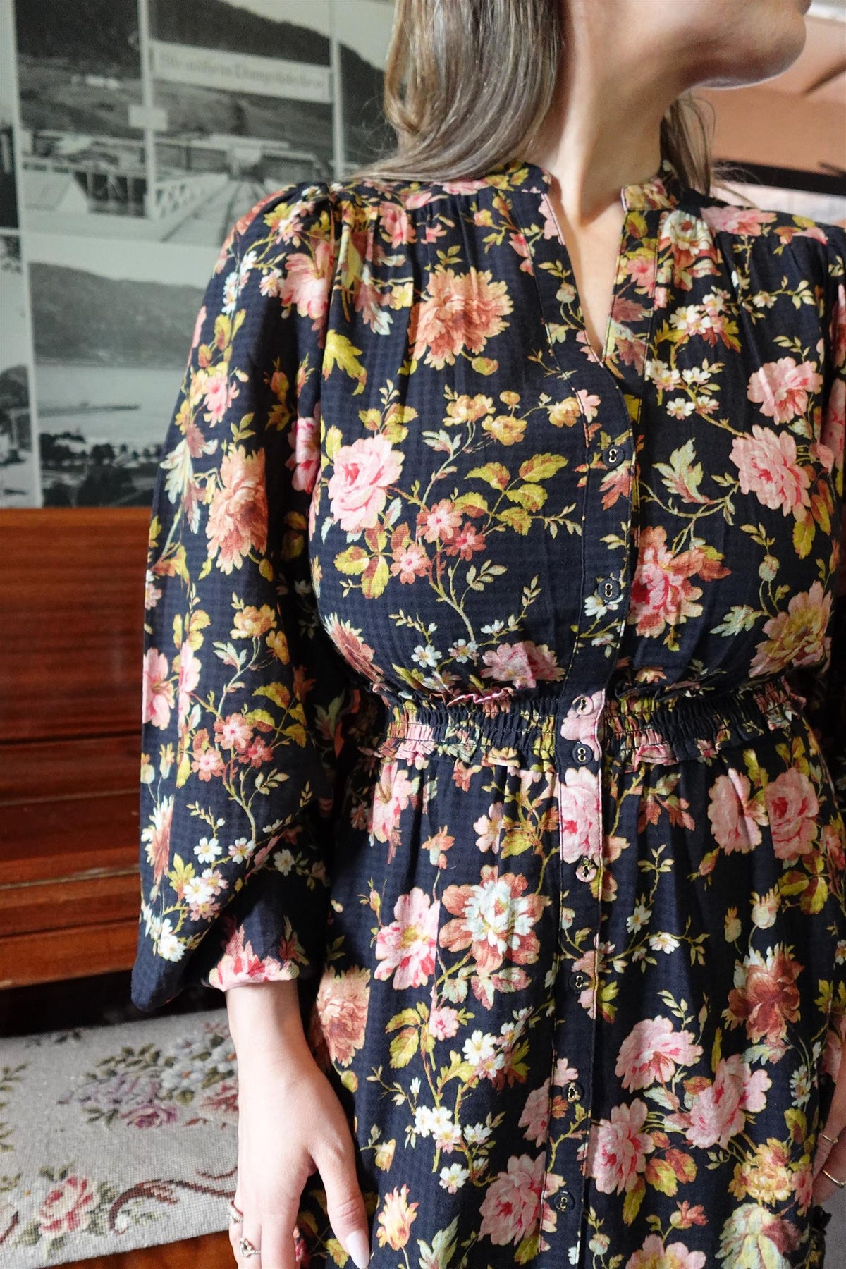 Bohemian midi dress