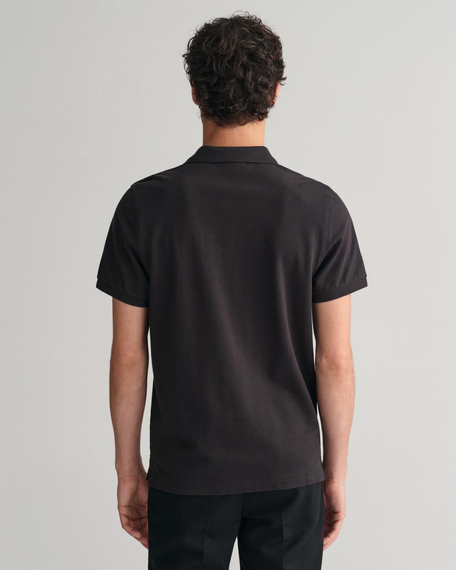 Classic Regular Polo Shirt - 284 Black Brown Melange