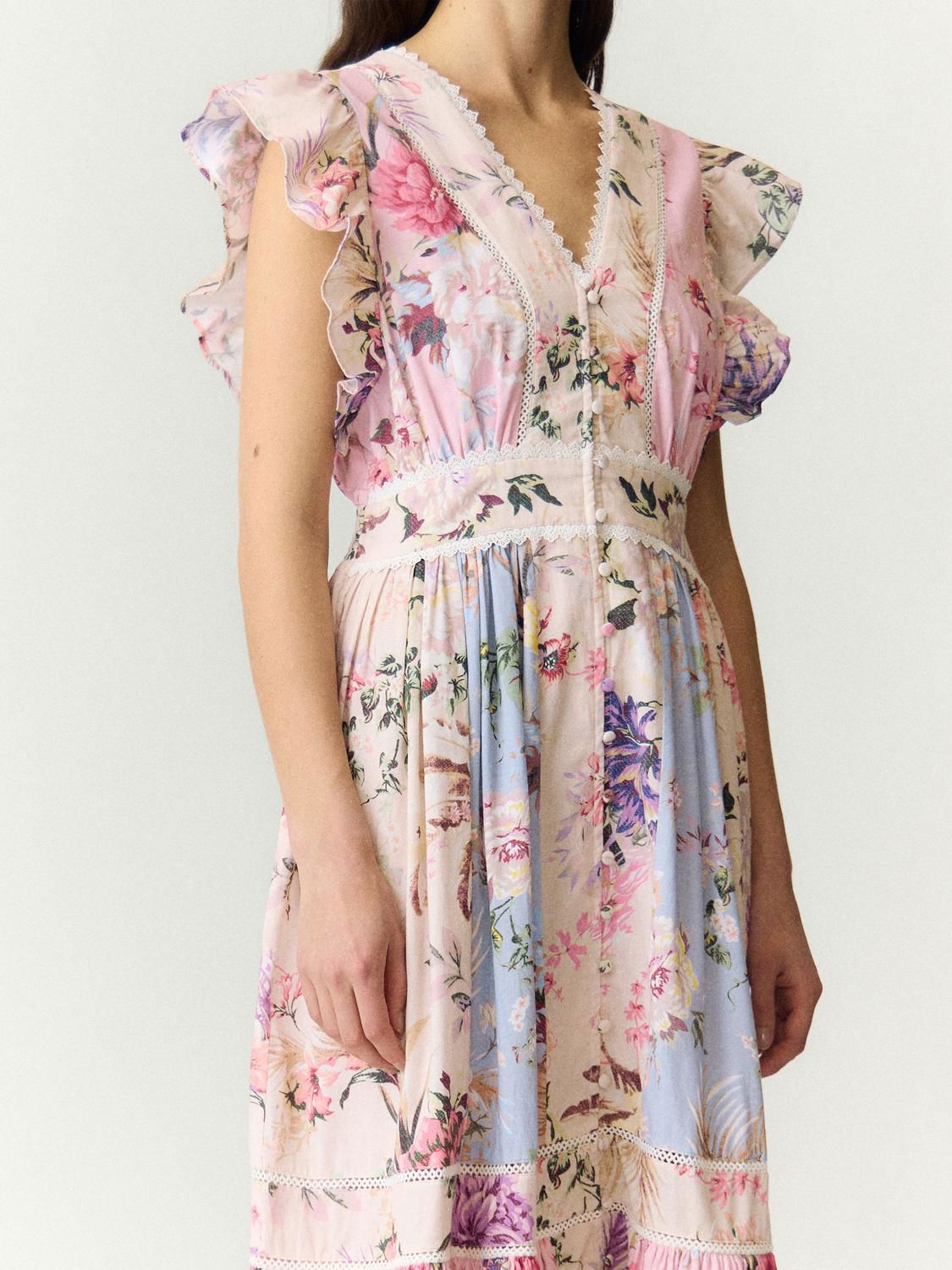 YasMessa Long Dress Pristine w Ballerina
