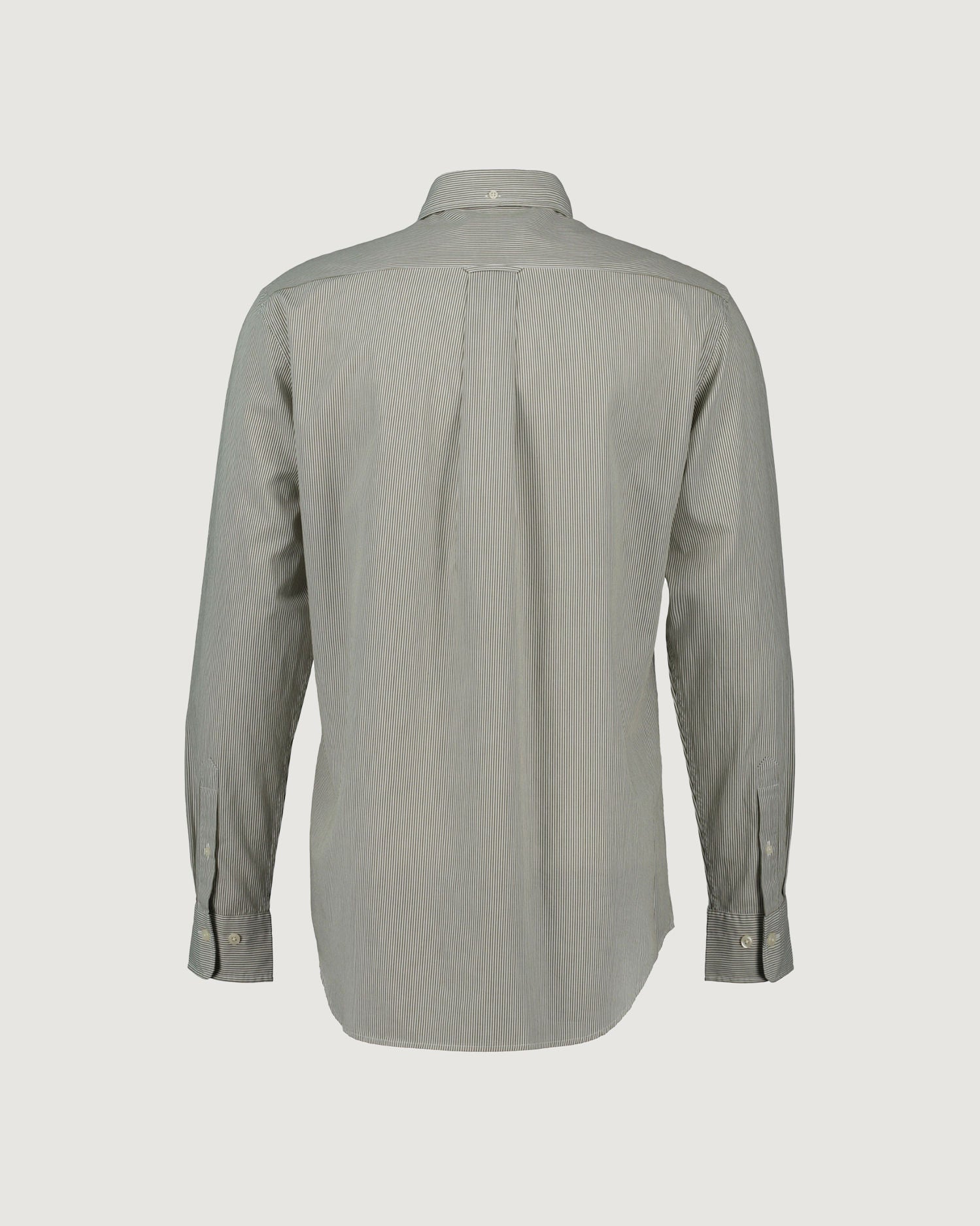 Reg Classic Poplin Banker Shirt Moss Green