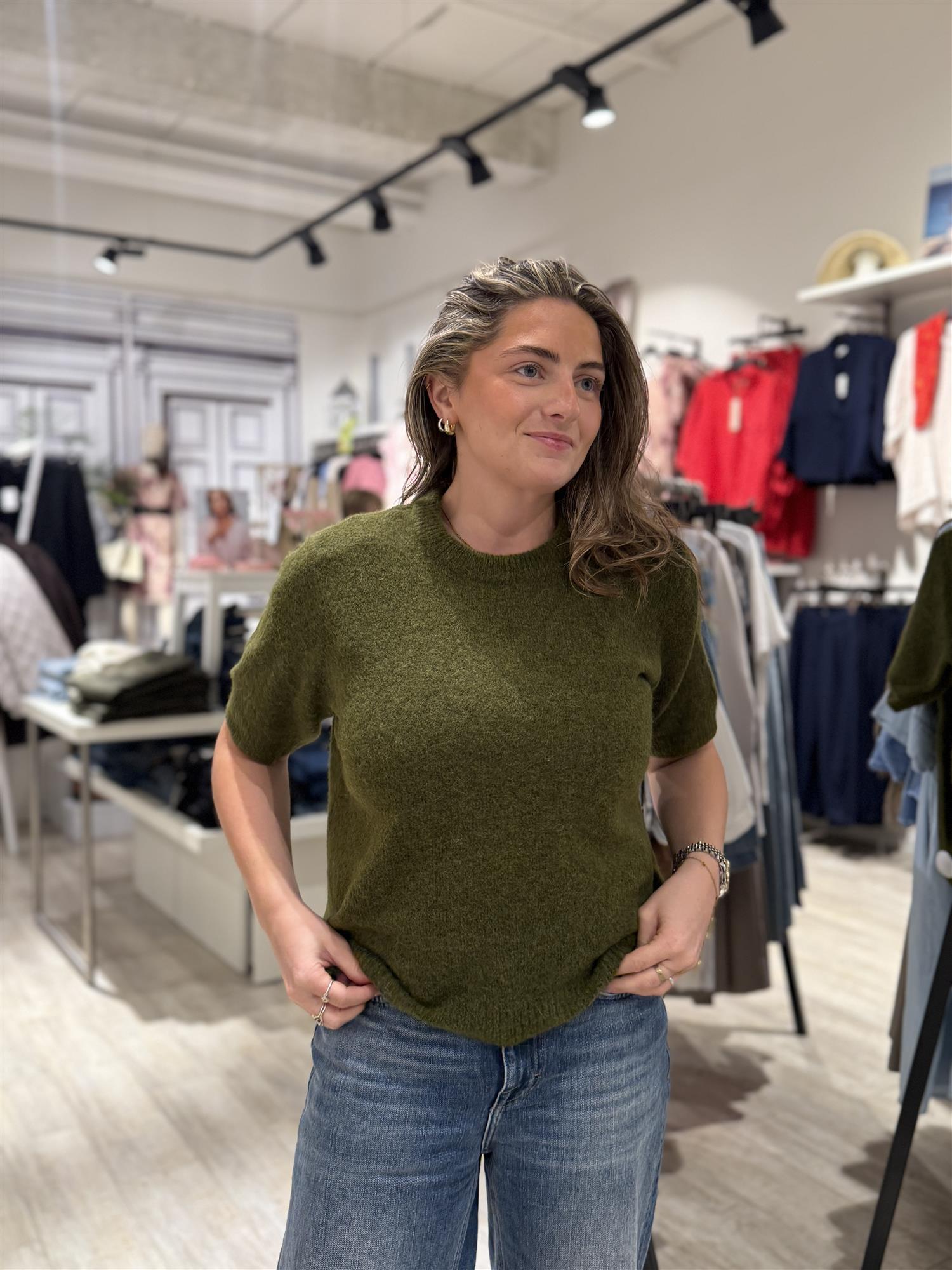 Yasjohi Ss Wool Blend Pullover S. Noos