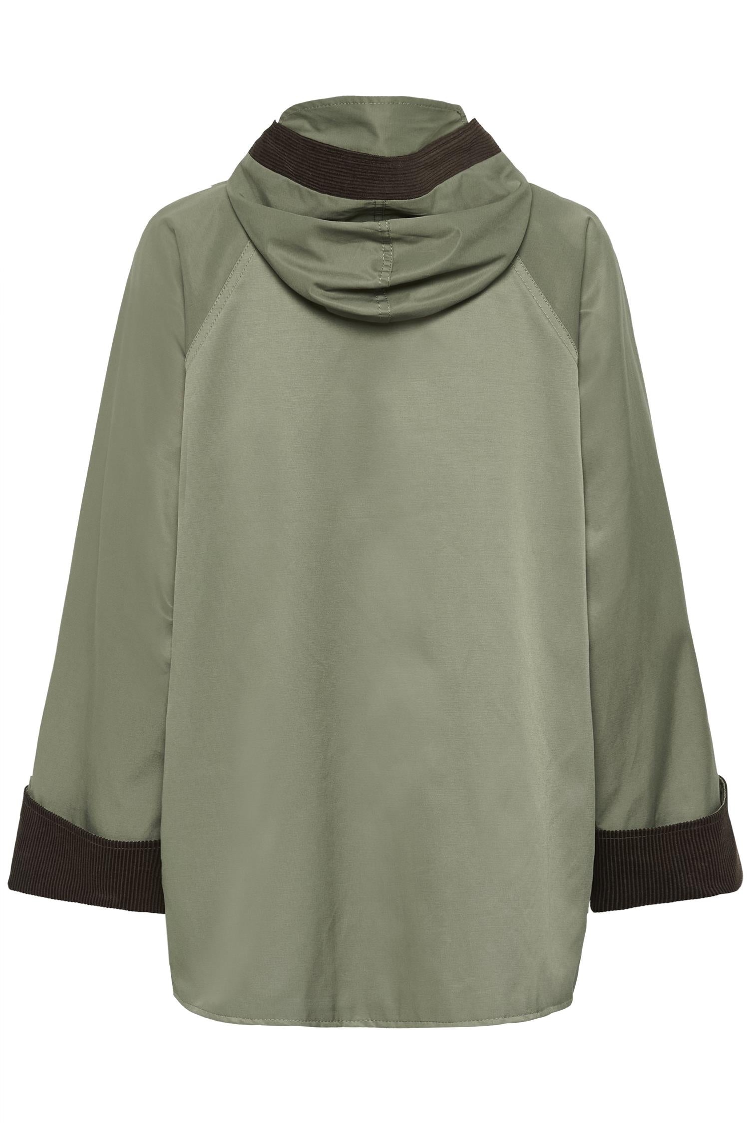 Gracelynn Hooded Jacket Mulled Basil