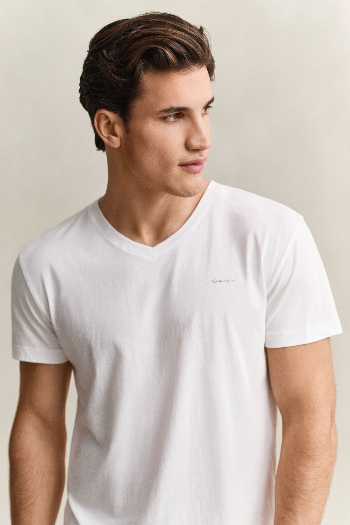 V-Neck T-Shirt 2 Pk White