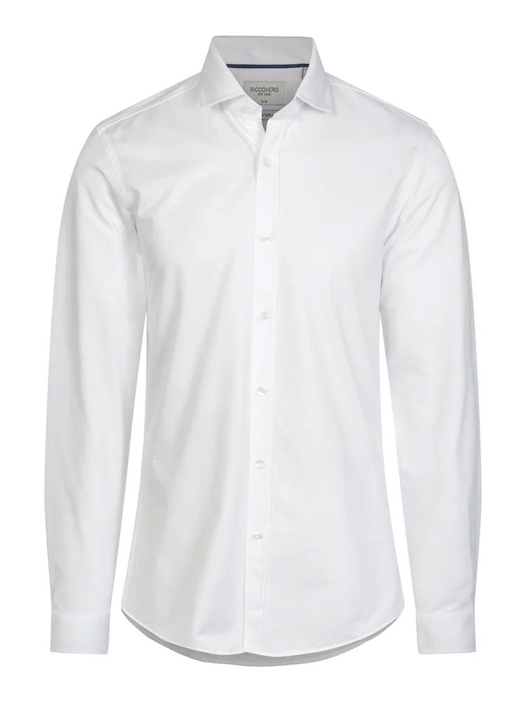 Leo Tailor Fit Coolmax White