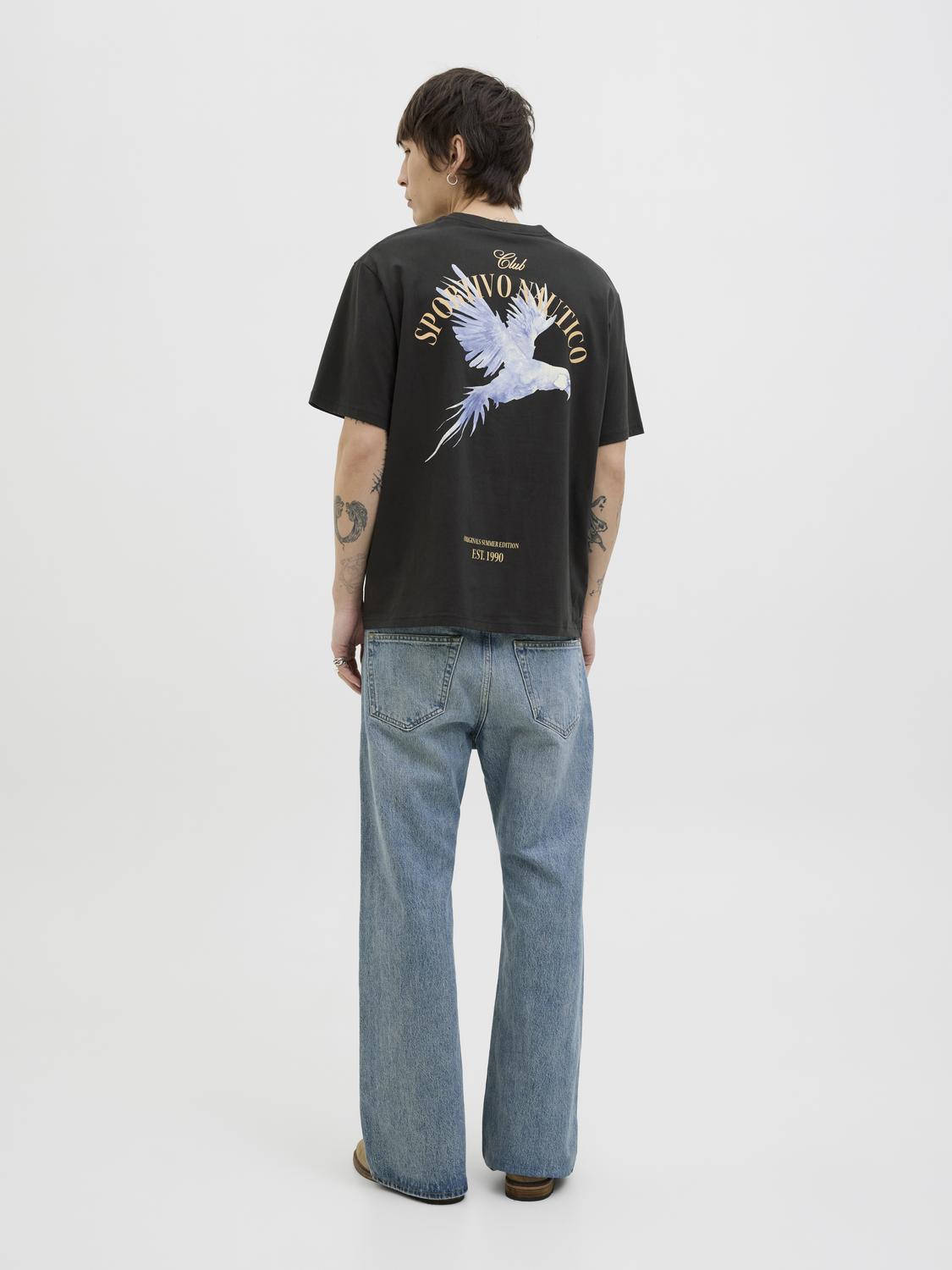 Hydra Cutout Tee Black