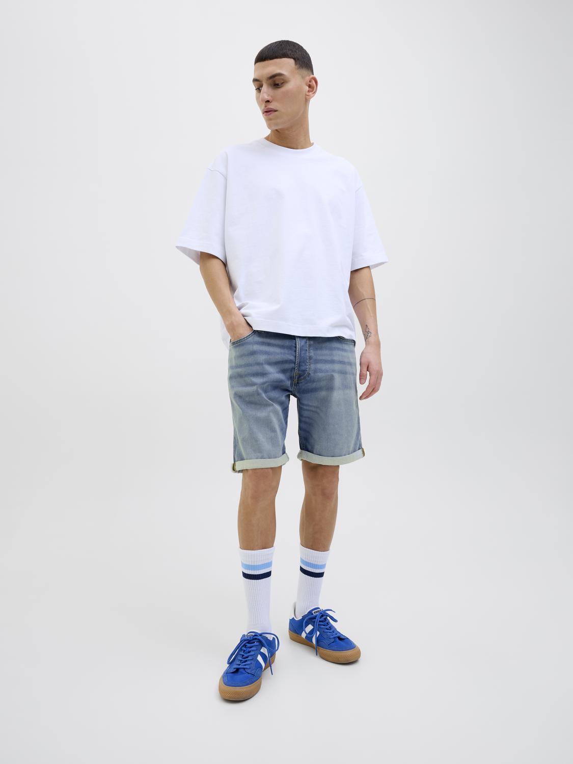 Rick Icon Shorts Blue Denim