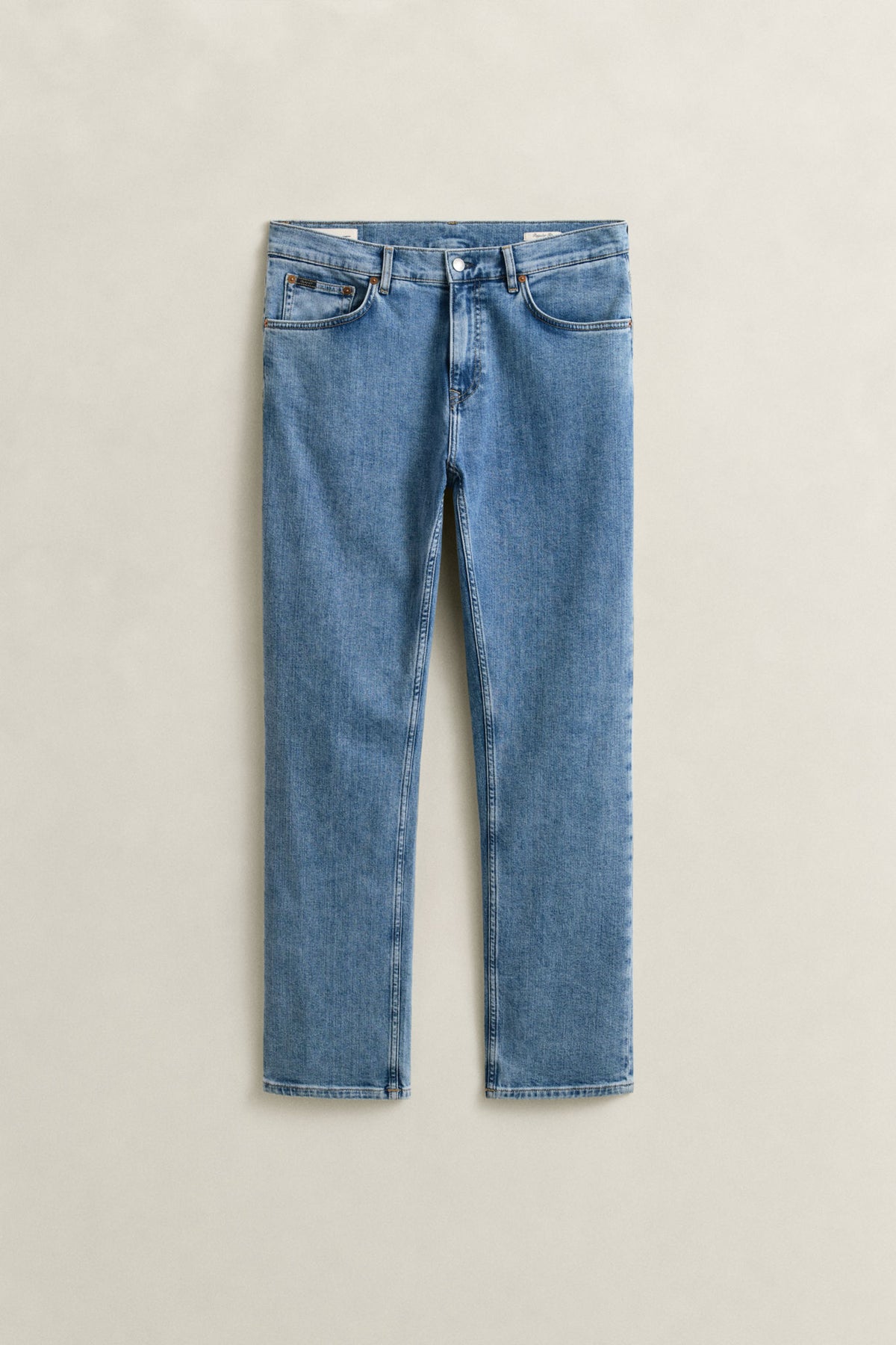 Reg clean wash jeans semi light blue