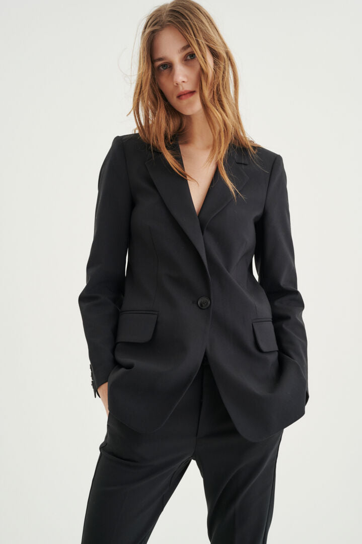 Zella Long Blazer Black