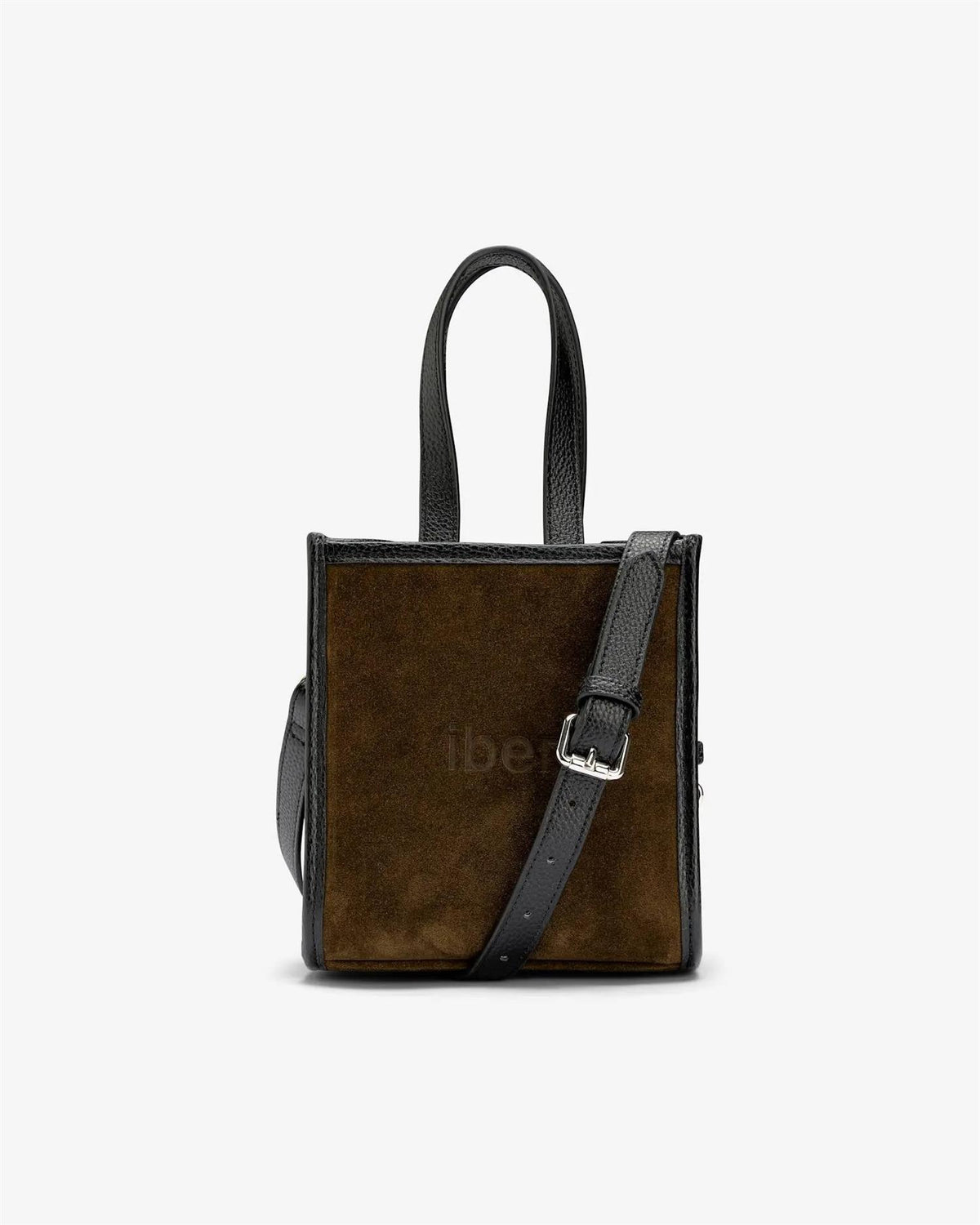 Suede Bag Mini Khaki Brown