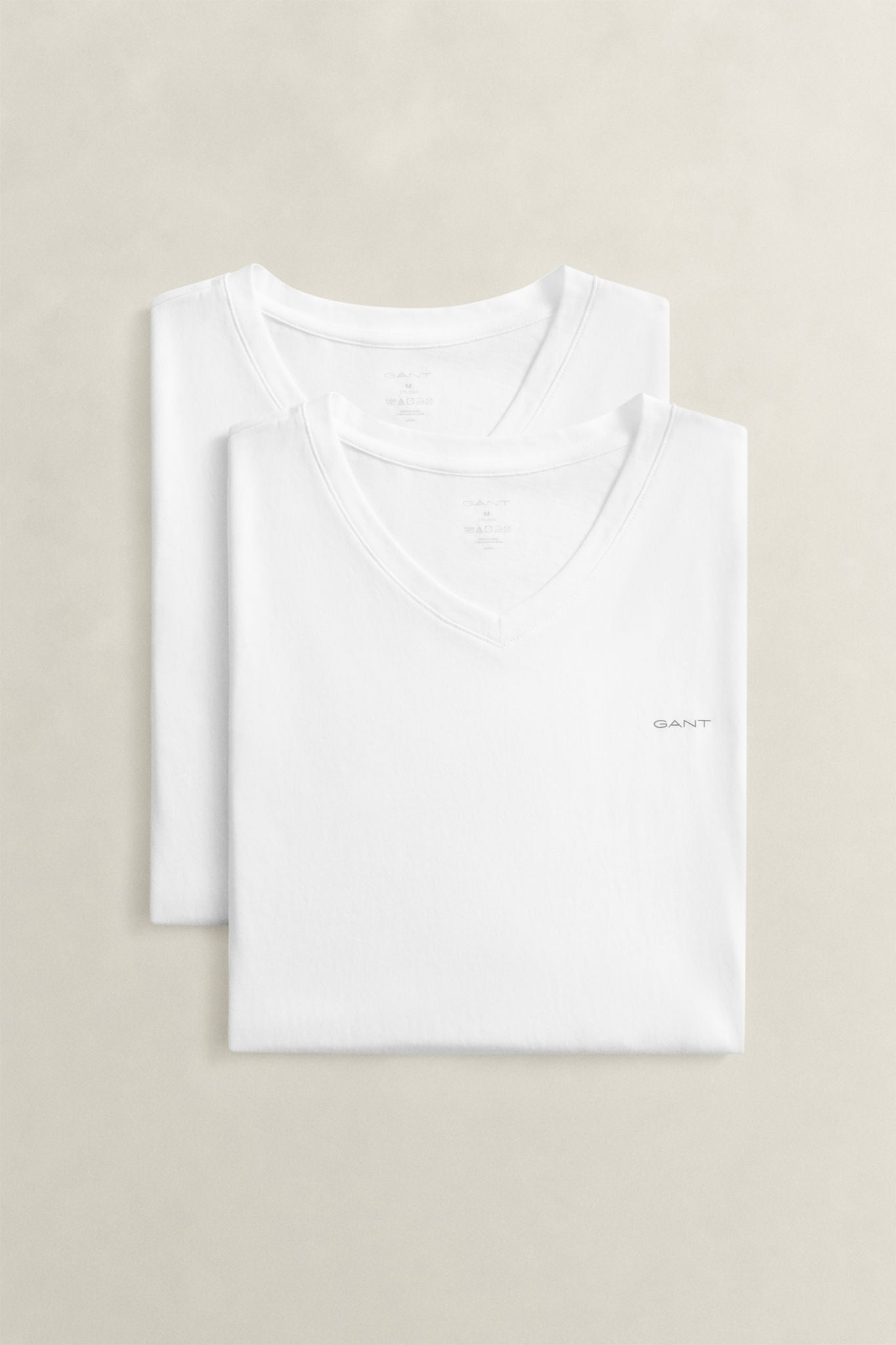 V-Neck T-Shirt 2 Pk White