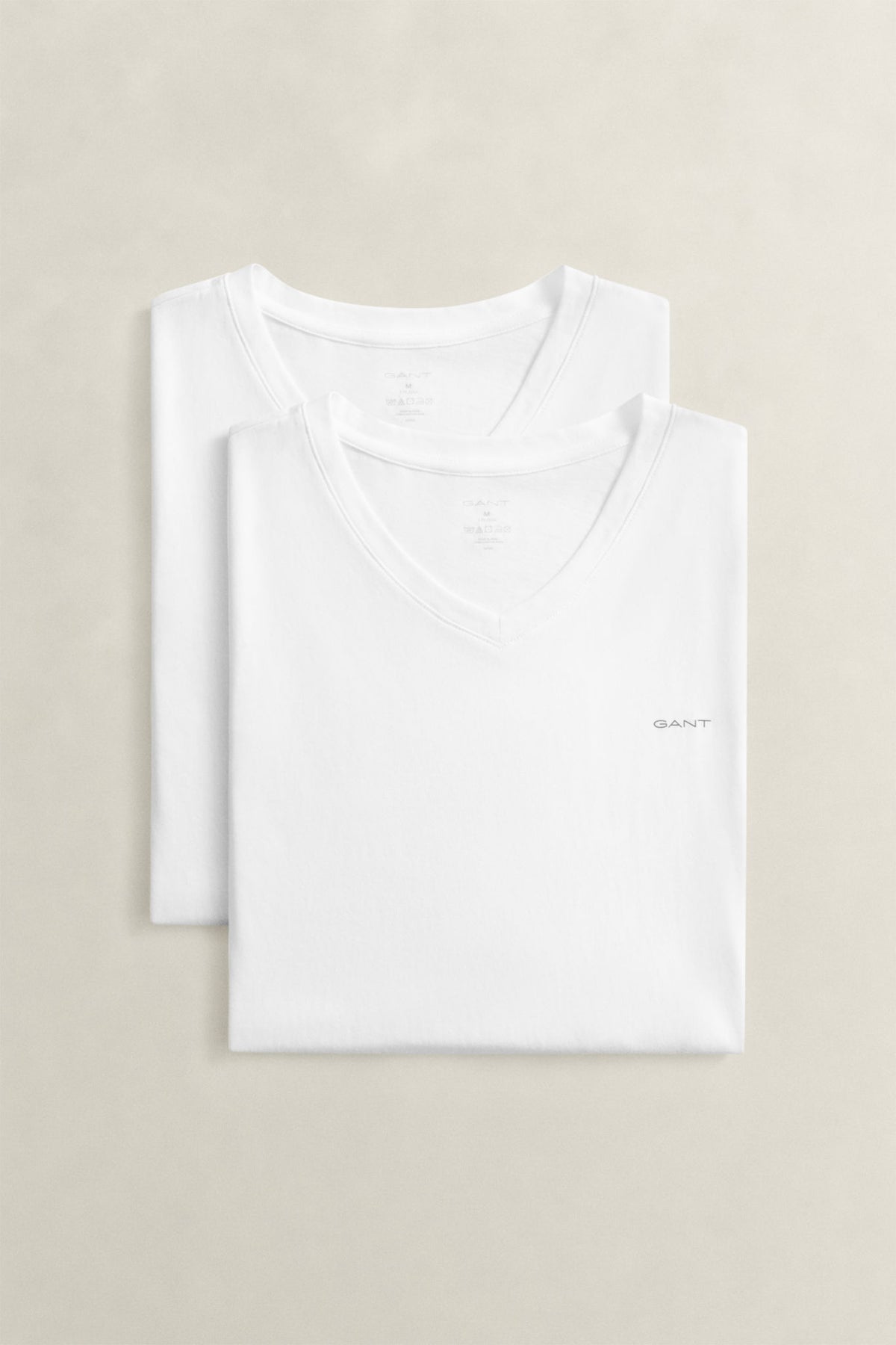 V-Neck T-Shirt 2 Pk White